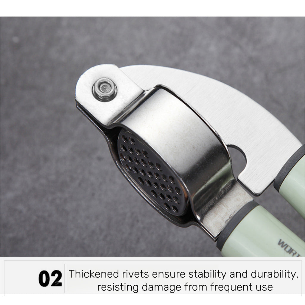 Household Stainless Steel Manual Garlic Press
