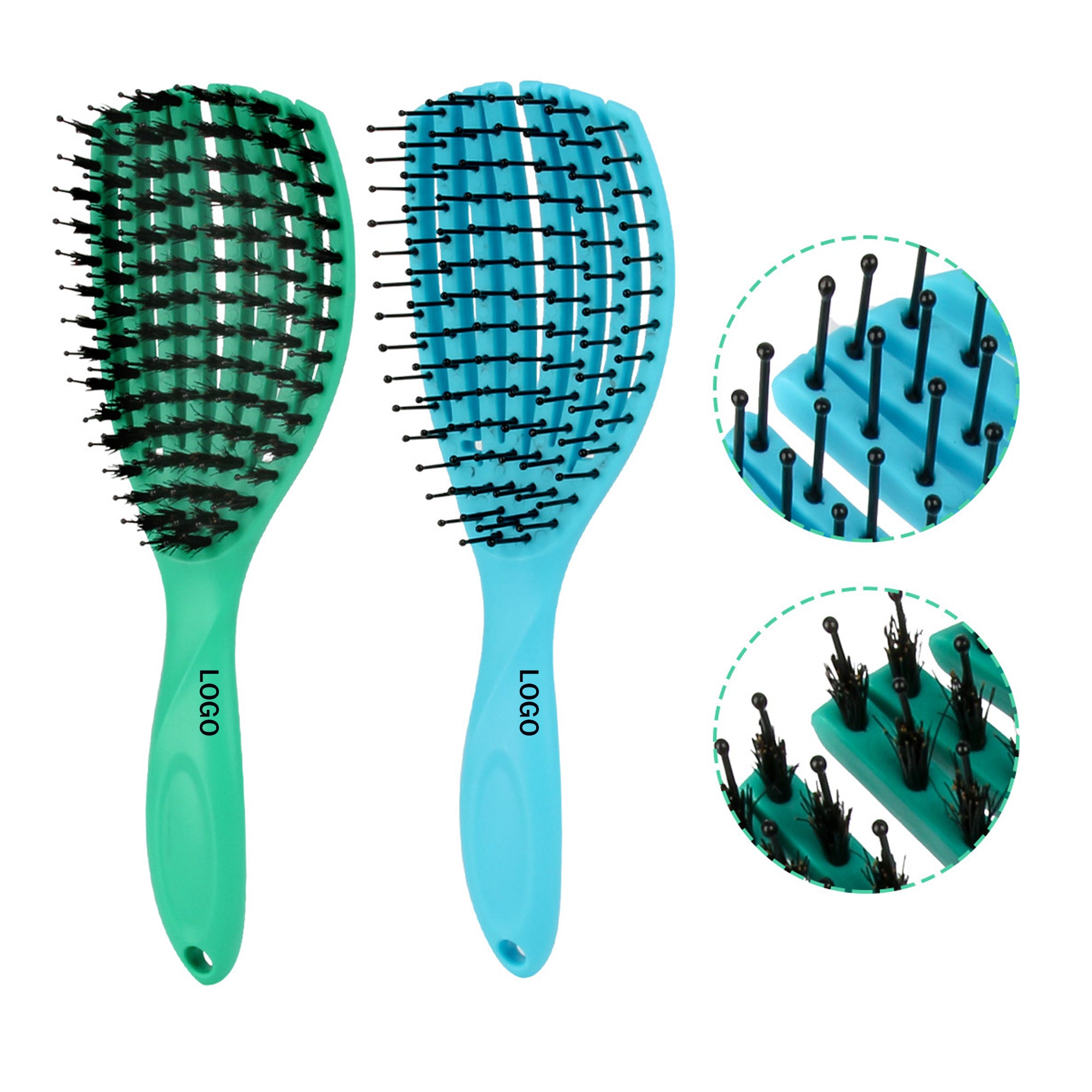 Eight-Prong Rib Comb Dry And Wet