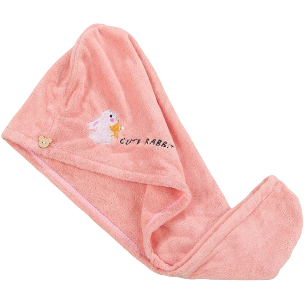 Thickened Coral Fleece Hair Drying Cap
