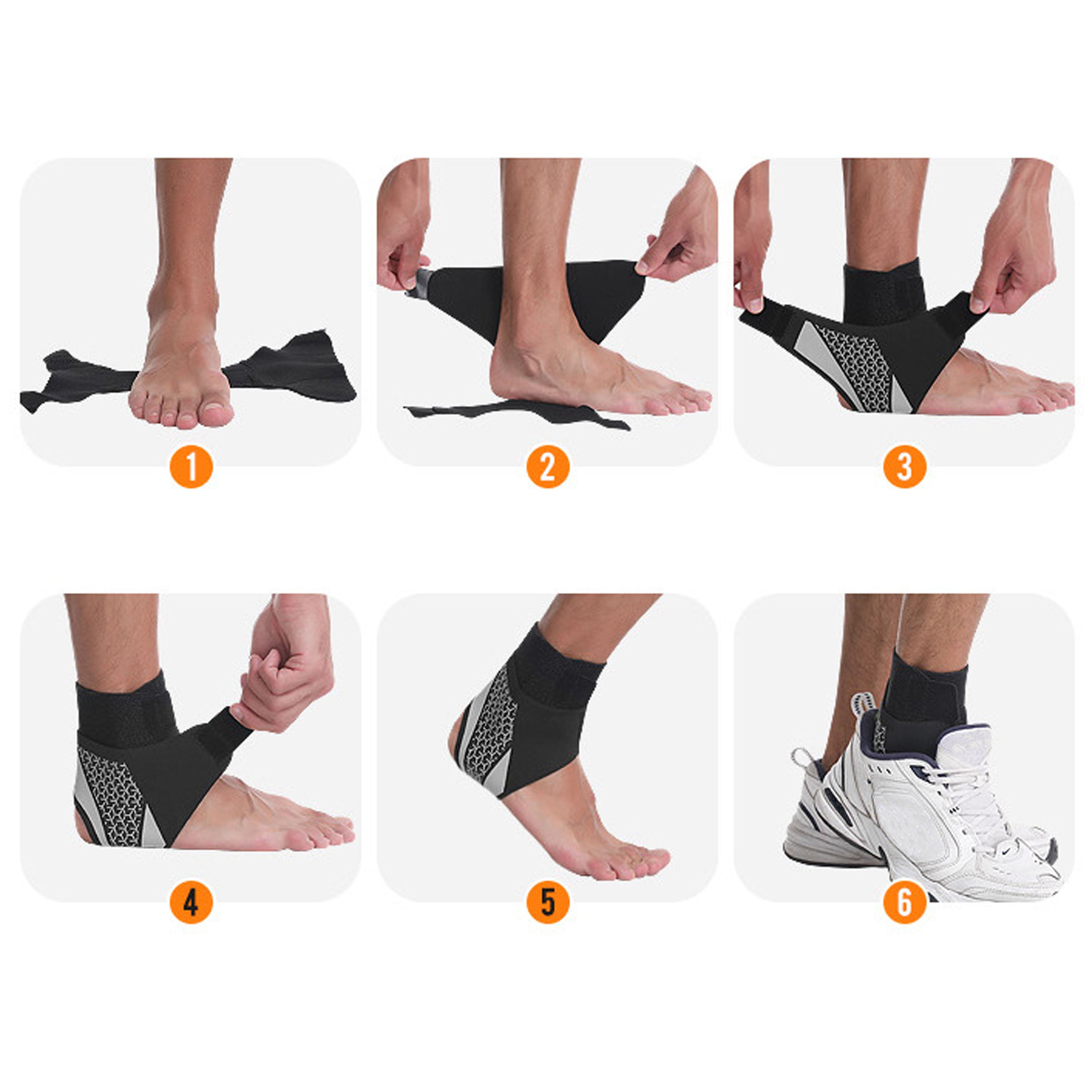 Adult Sports Ankle Protector Anti Sprain Protective Sock Sleeve