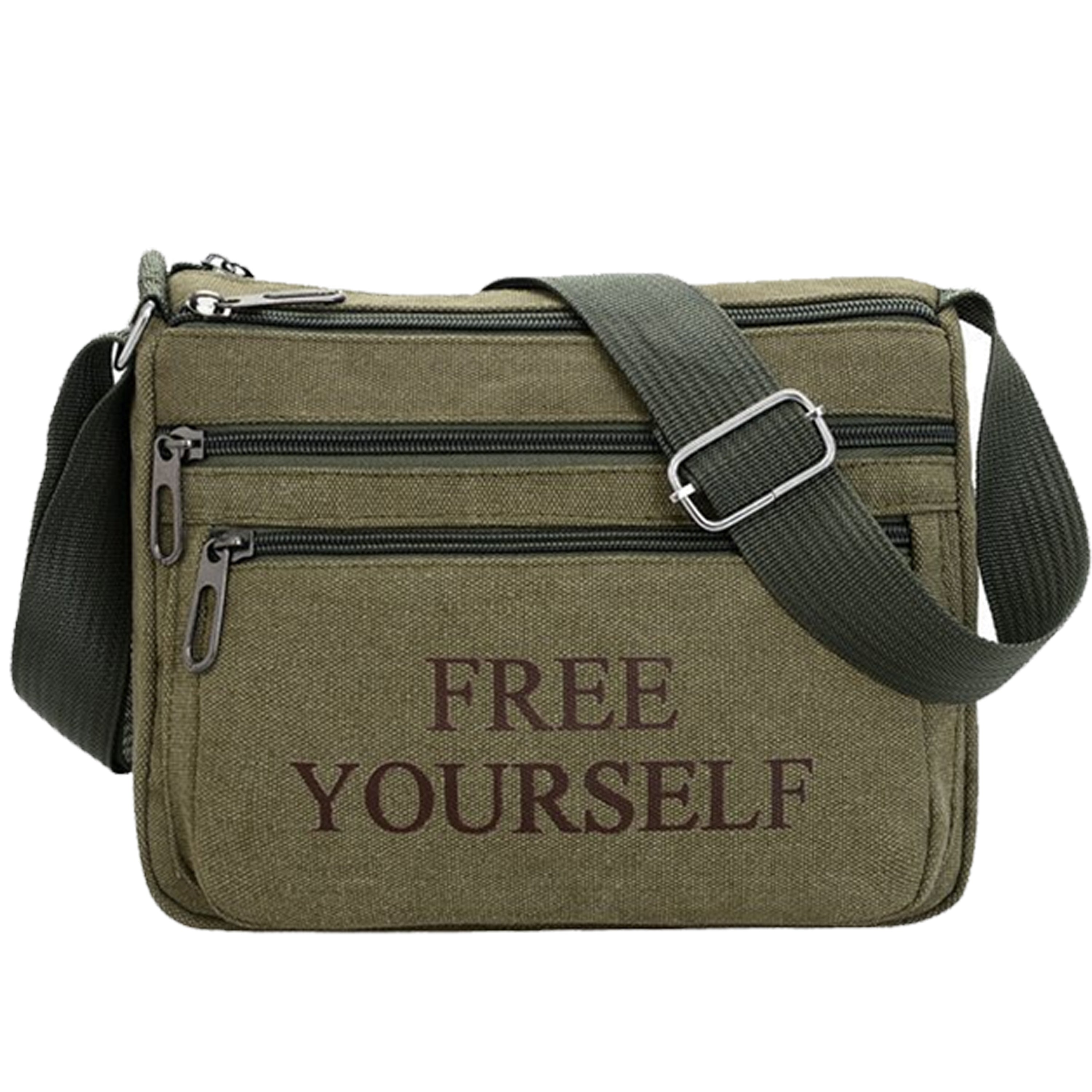 Men Vintage Crossbody Canvas Bag