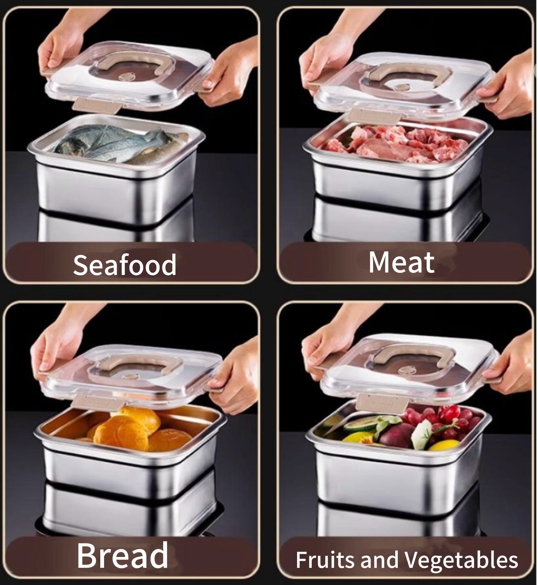 60oz 316 Stainless Steel Food Storage Container