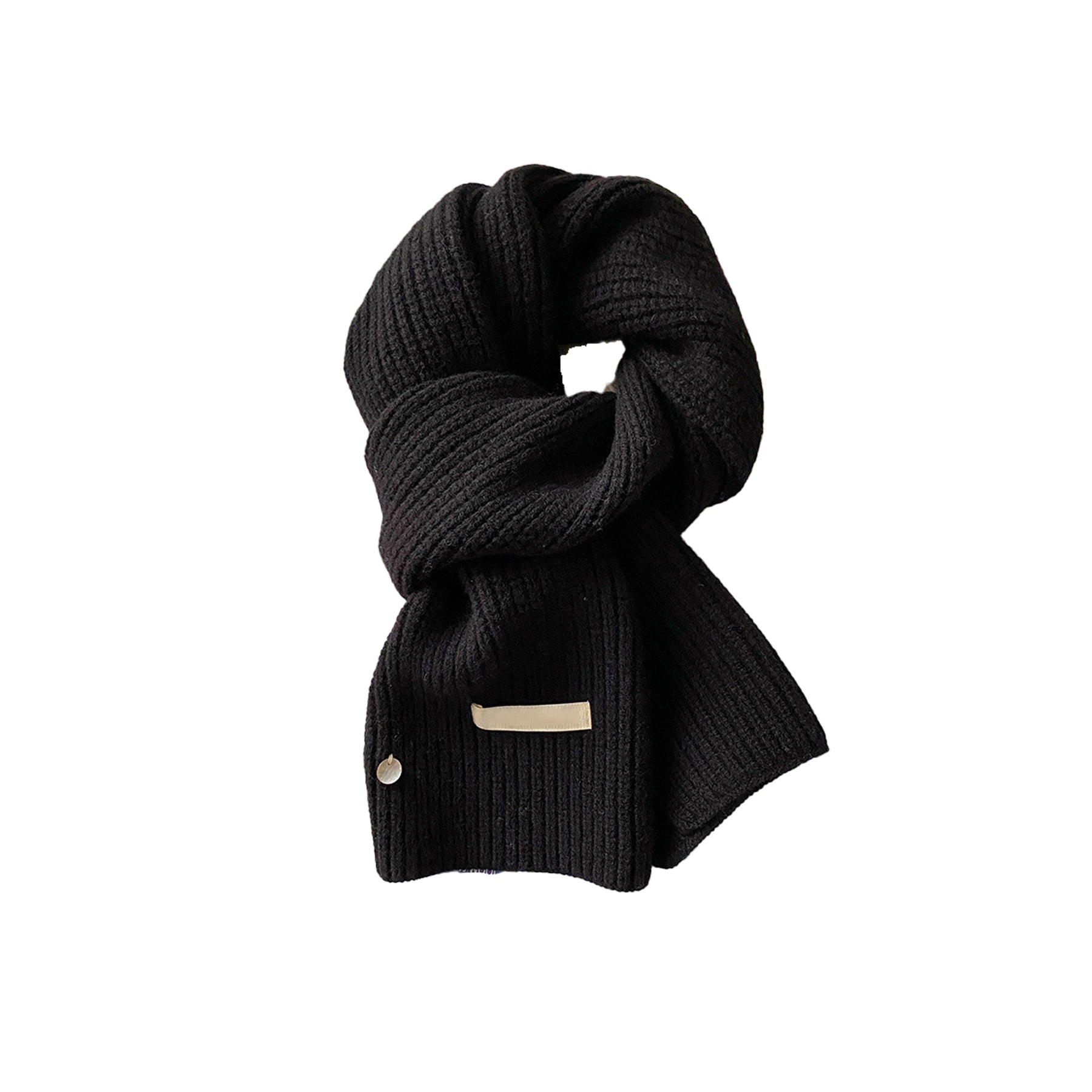 Soft Warm Knit Neck Warmer Classic Scarf For Boys Girls