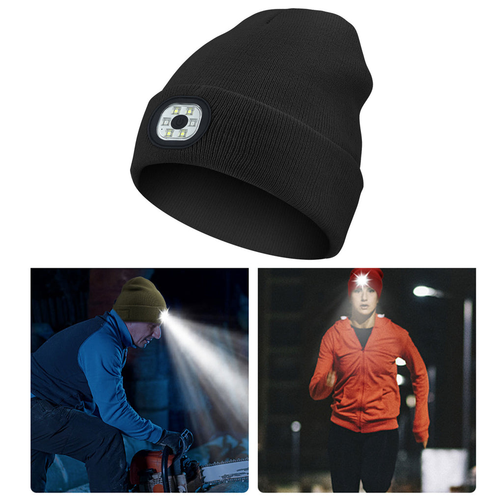 Led Beanie With Light