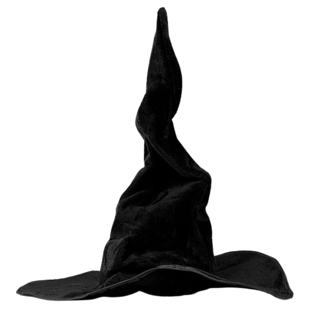 Double Face Velvet Witch Hat Crinkle Halloween Party