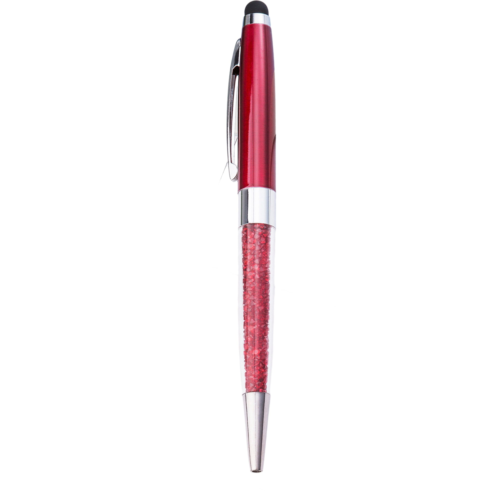 Crystal Ballpoint Pen With Stylus