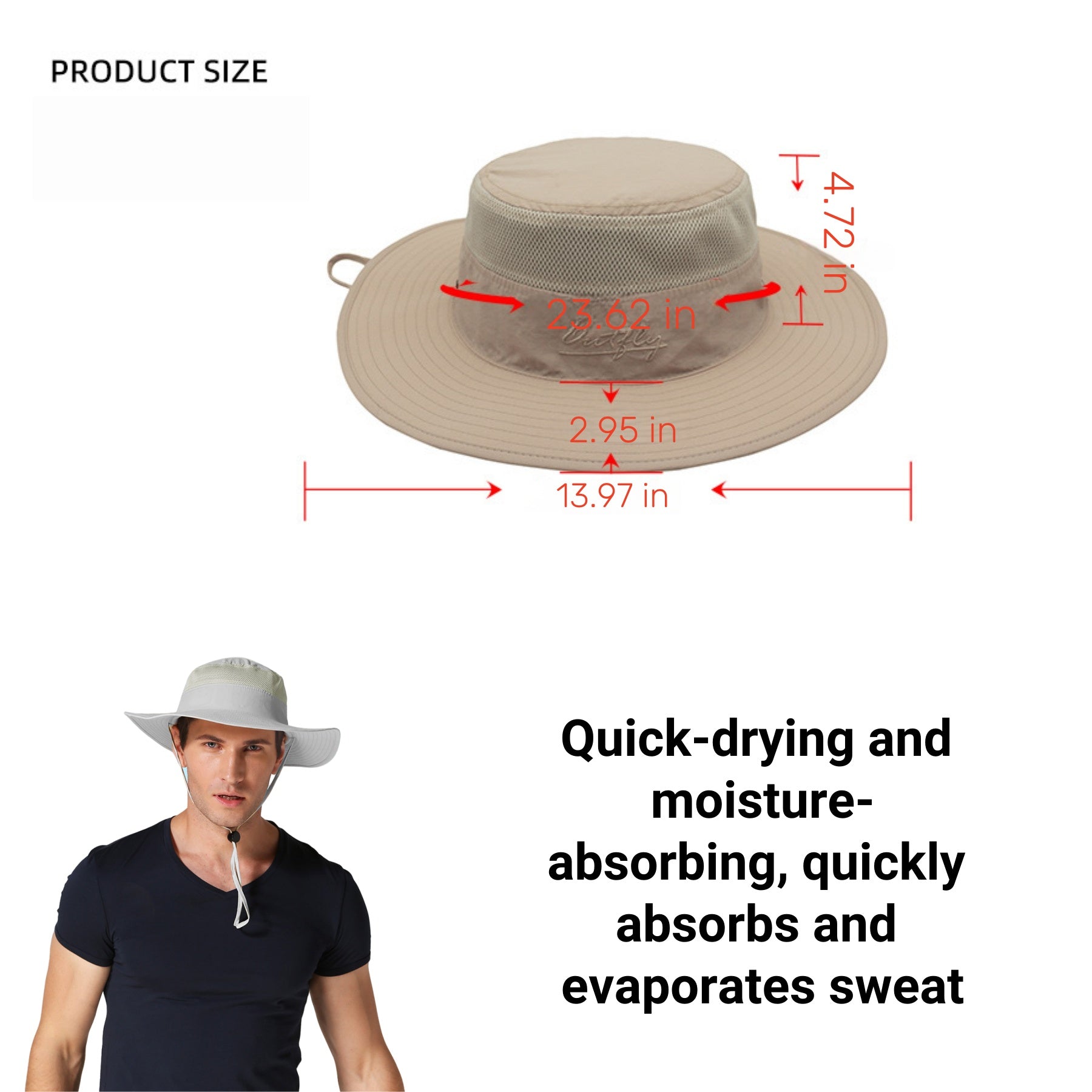 Unisex Wide - brimmed Bucket Hat