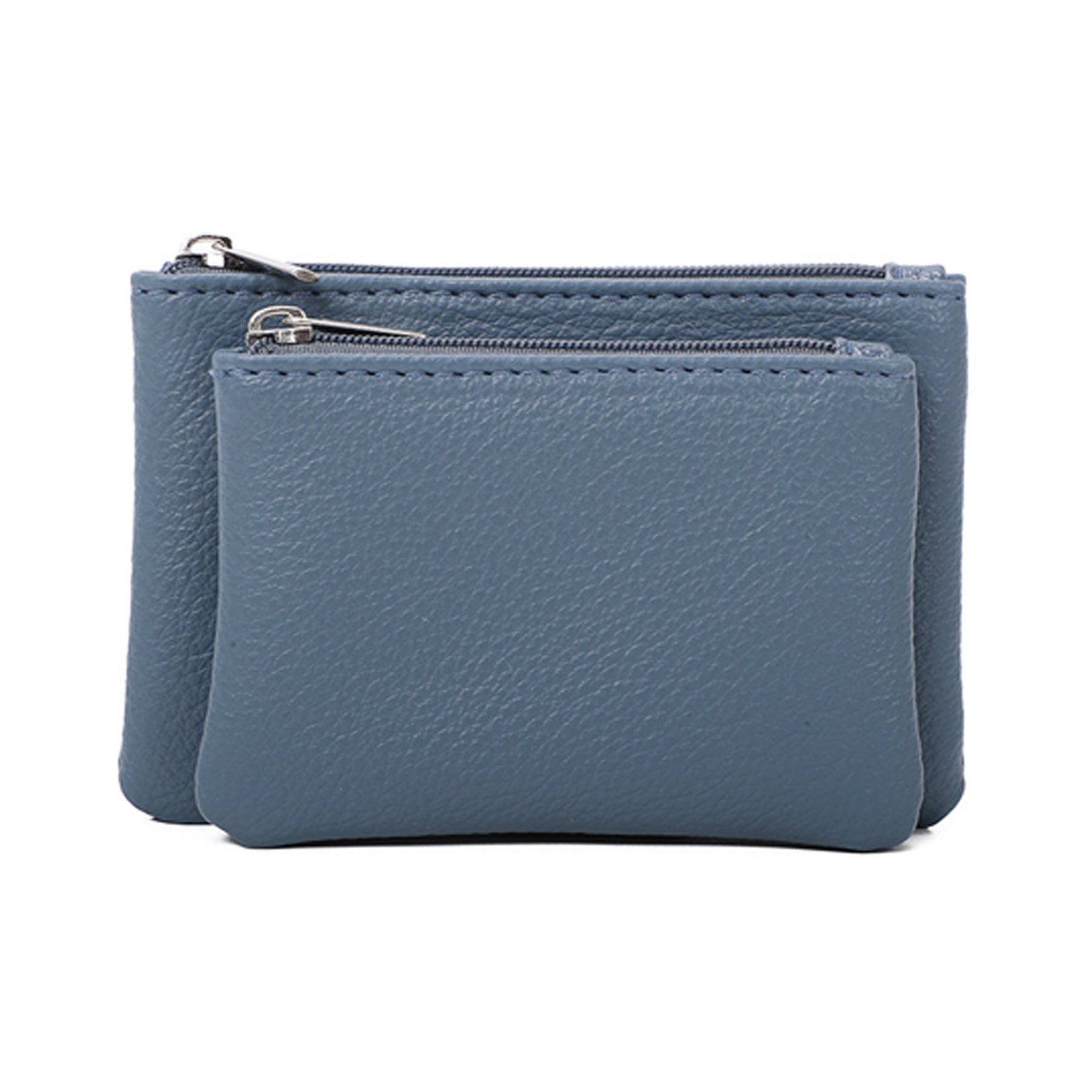 Detachable Leather Wallet With Zipper