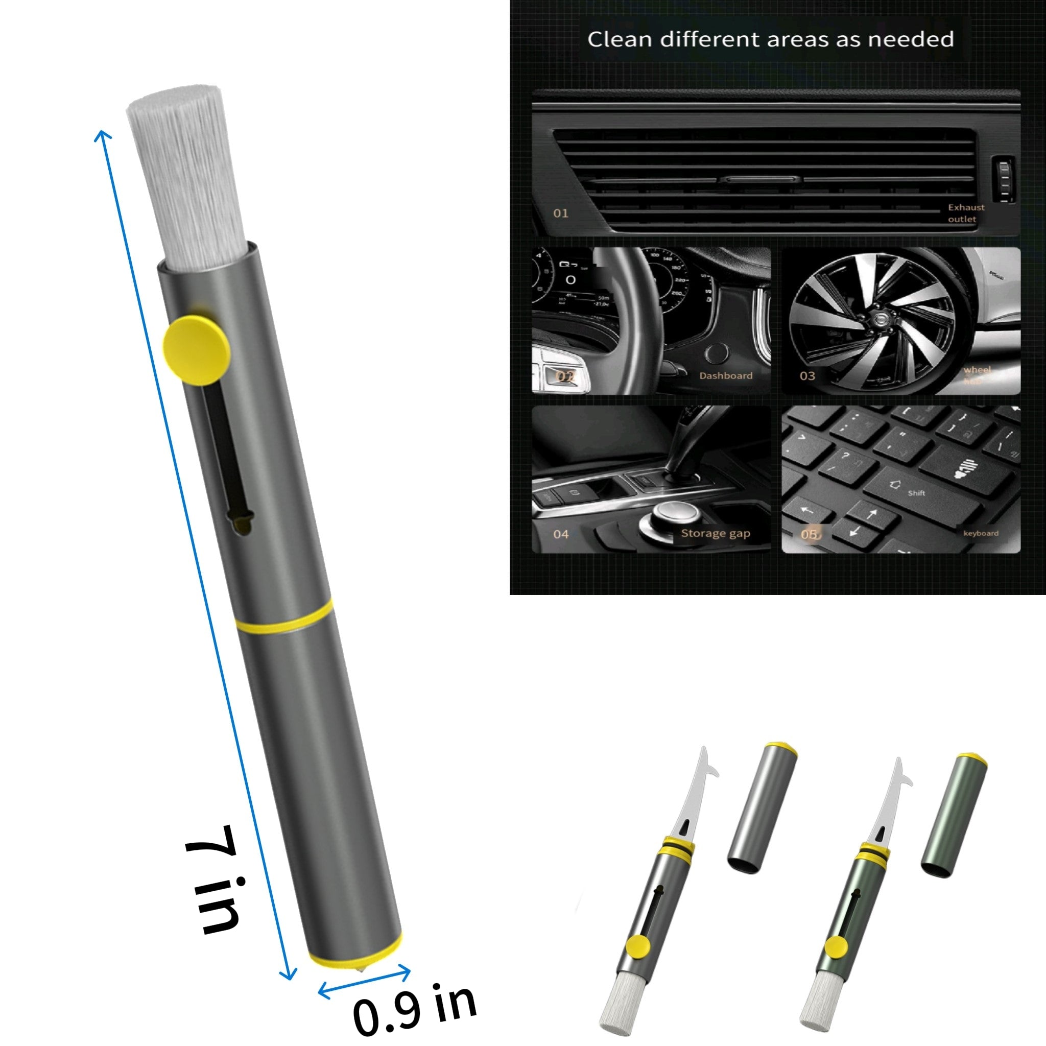 Car Multifunctional Cleaning Brush