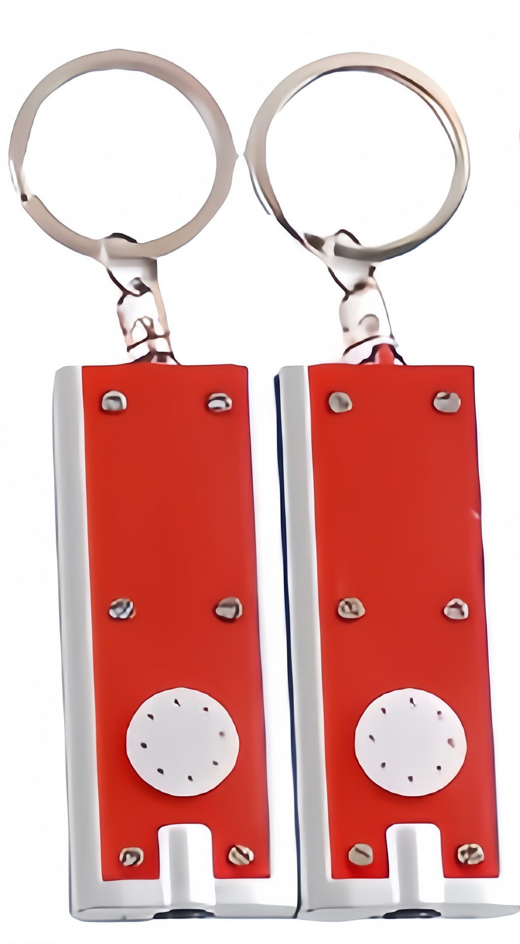 Slim Rectangular Flashlight Key Chain