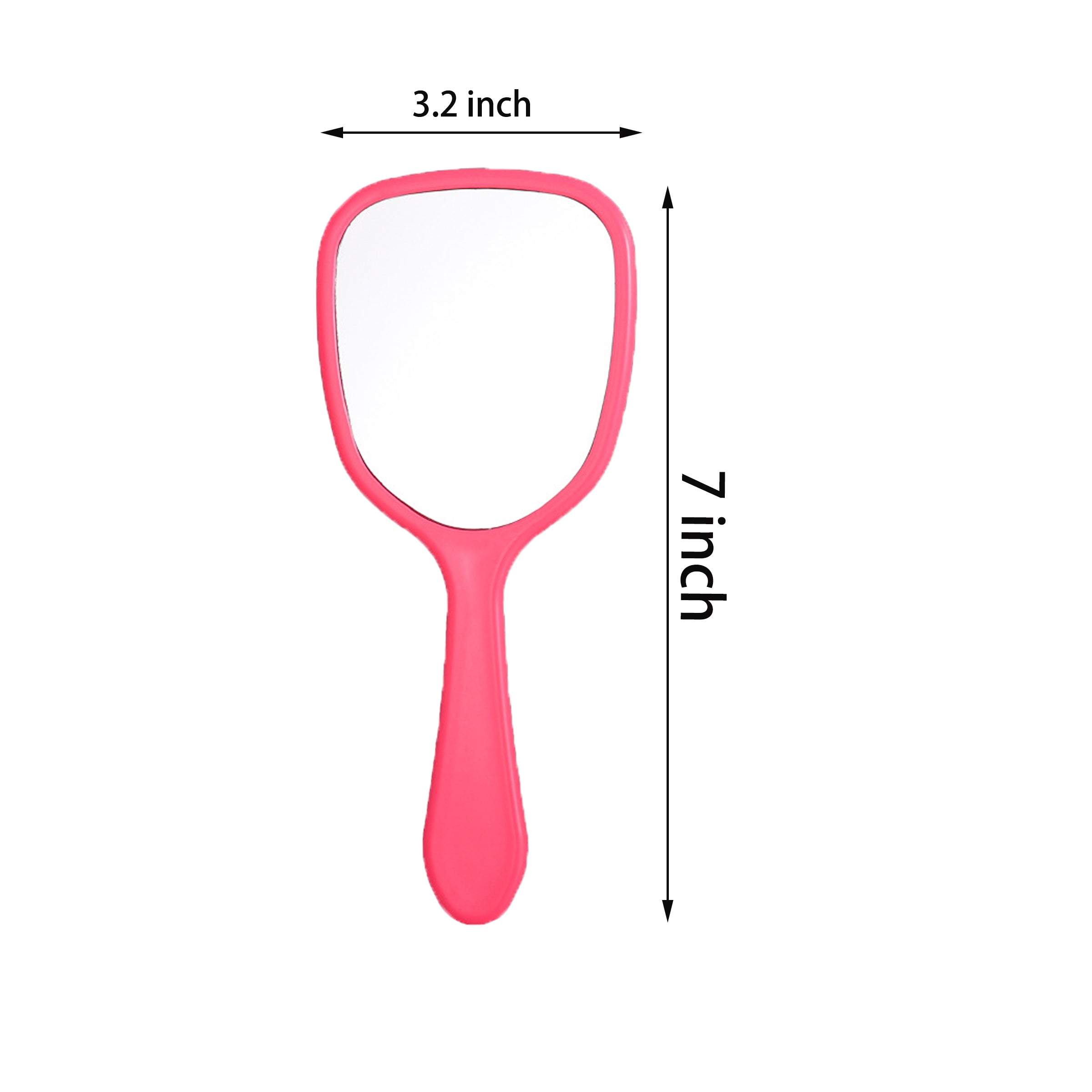 Small Hand Mirror With Handle Plastic