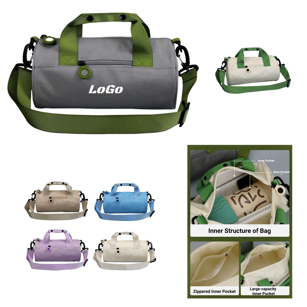 Waterproof Cylindrical Crossbody Handbag