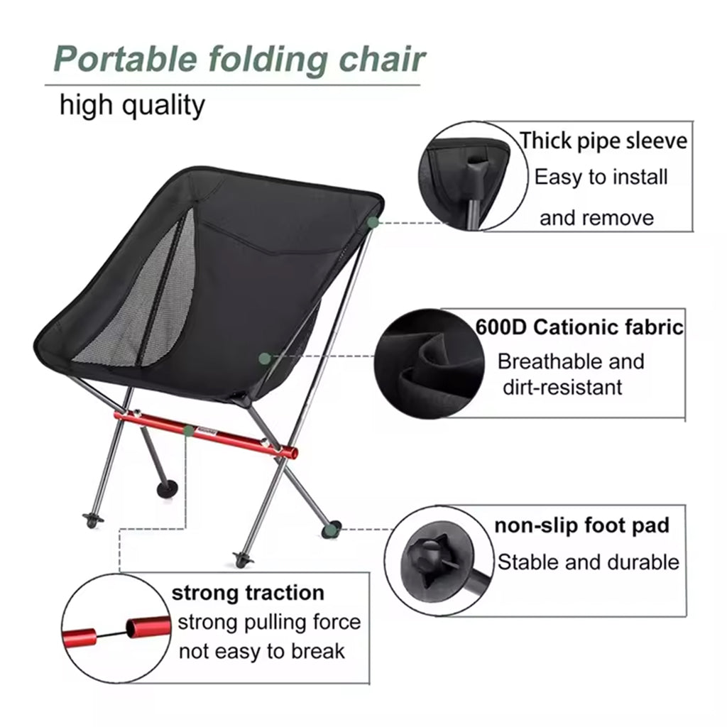Folding Camping Moon Chair