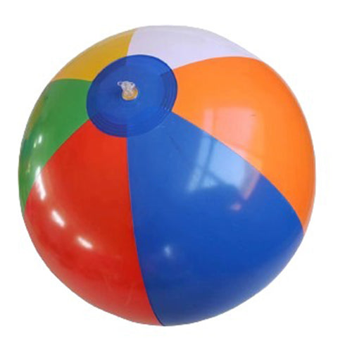 12" Inflatable Alternating Multi-Color Beach Ball