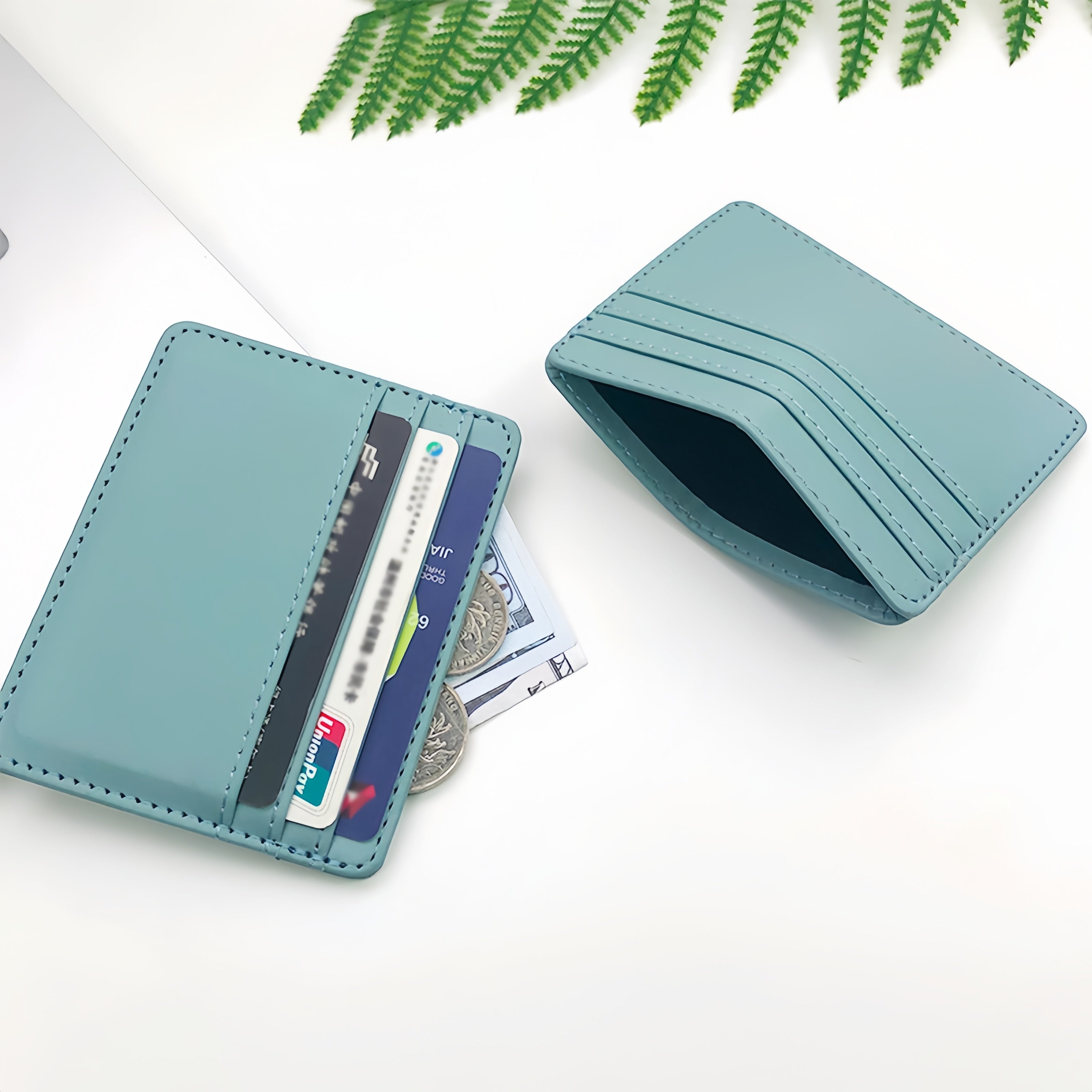 Card Case Made Of Pu Leather