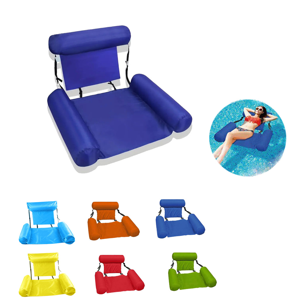 Inflatable Floating Water Hammock Float Pool Bed