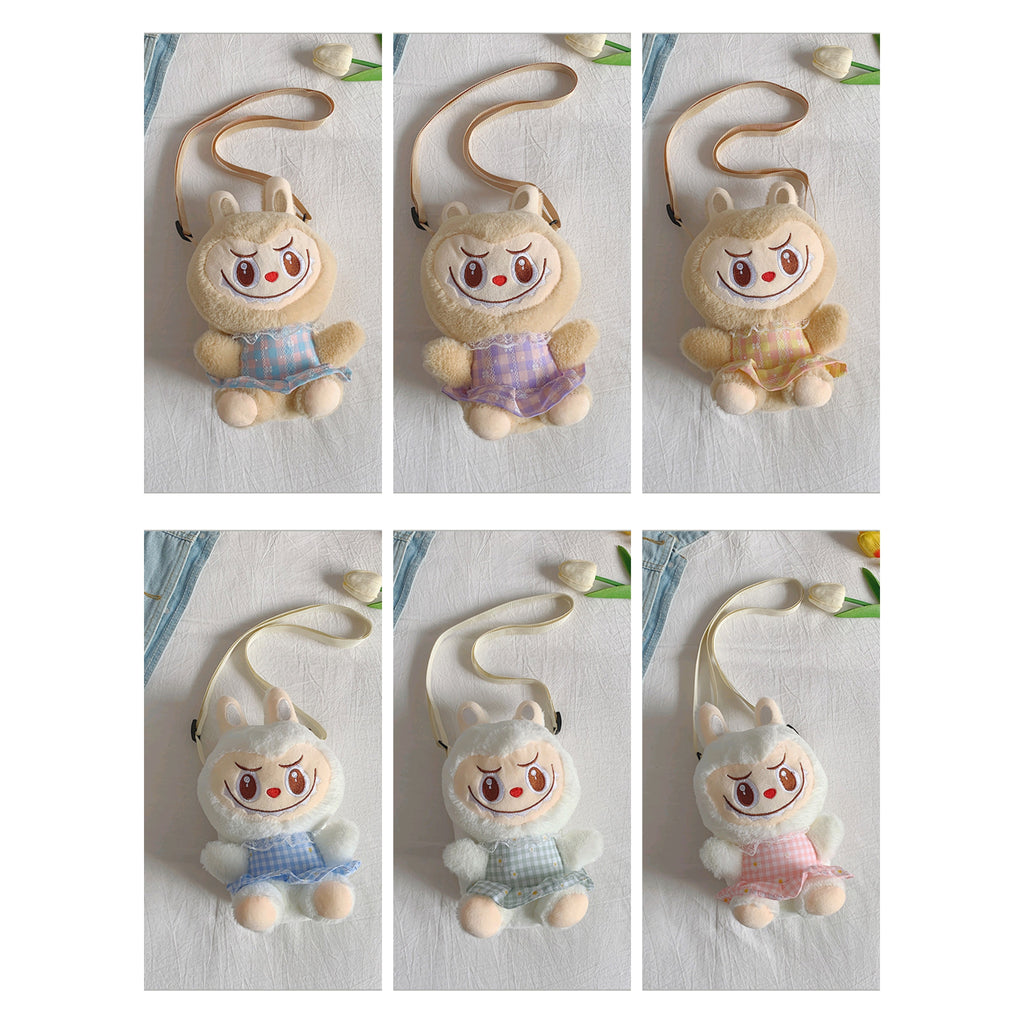 Labubu Plush Backpack Girls Bubble Rabbit Crossbody Gift
