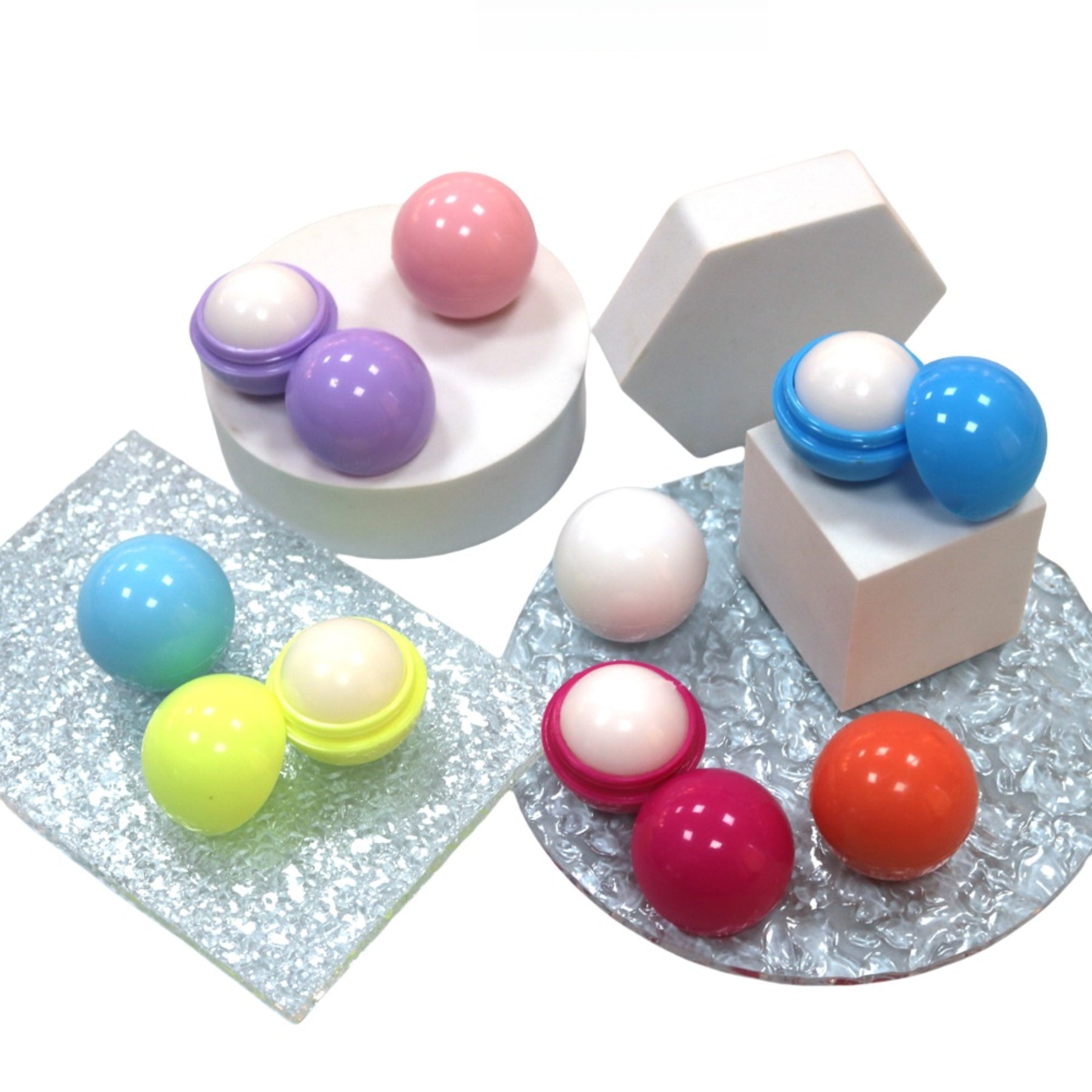 Fruit-Flavored Lip Balm Sphere