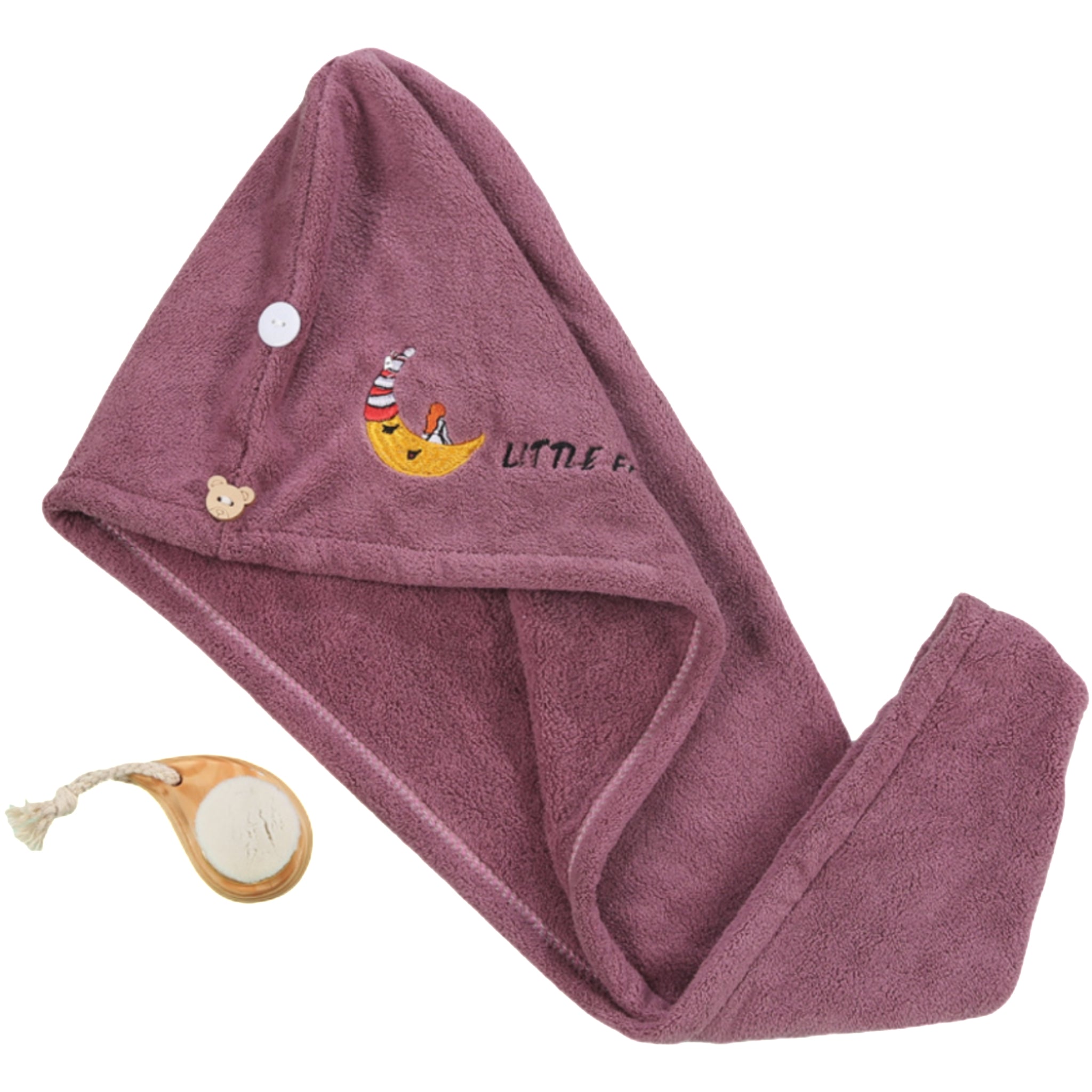 Thickened Coral Fleece Hair Drying Cap