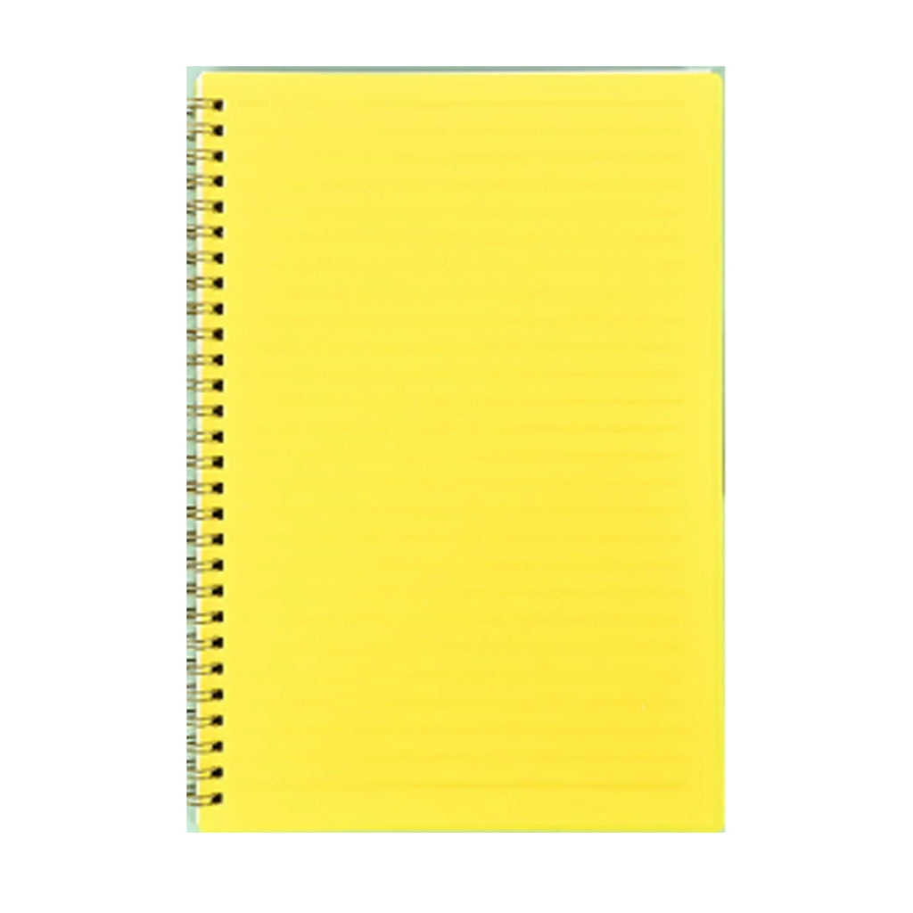 A5 Plastic Cover Notebook with Spiral Binding