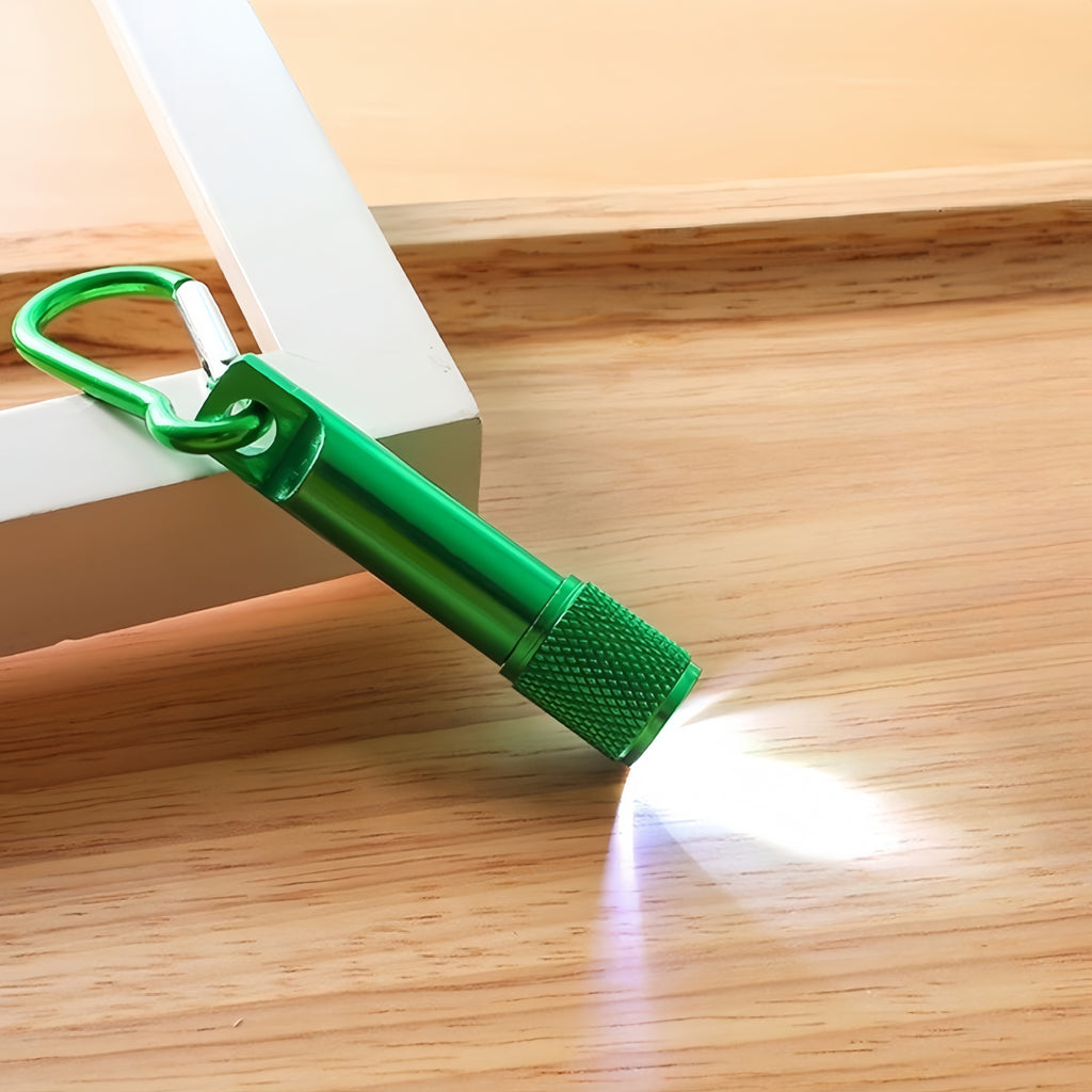 Aluminum Alloy LED Carabiner Flashlight