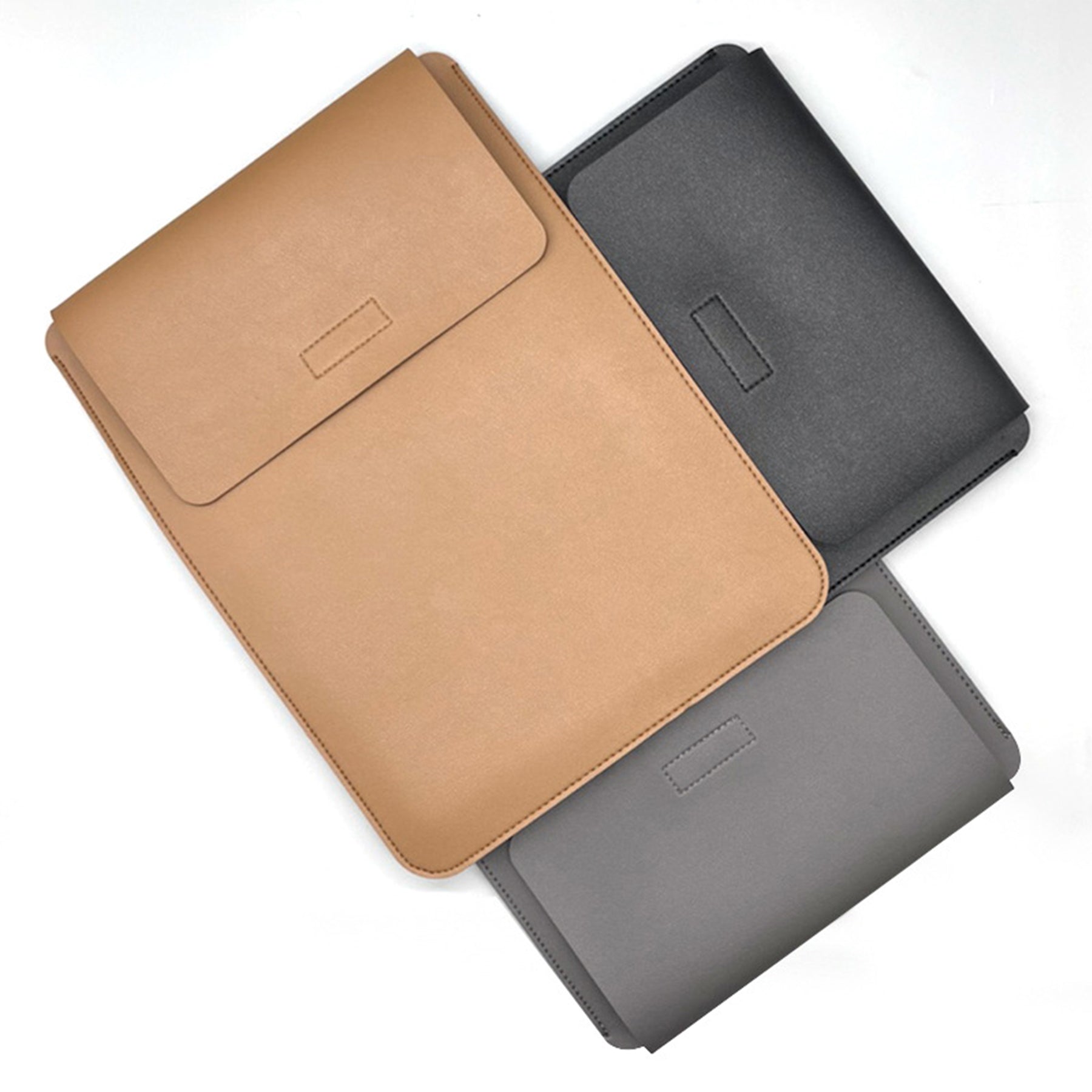 Flip Over Laptop Pu Leather Portable Business Case