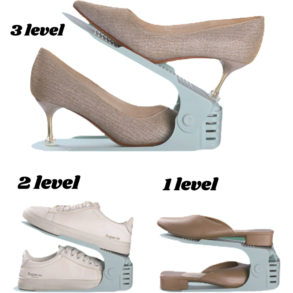 3 - Level Adjustable PP Anti Slip Shoe Organizer