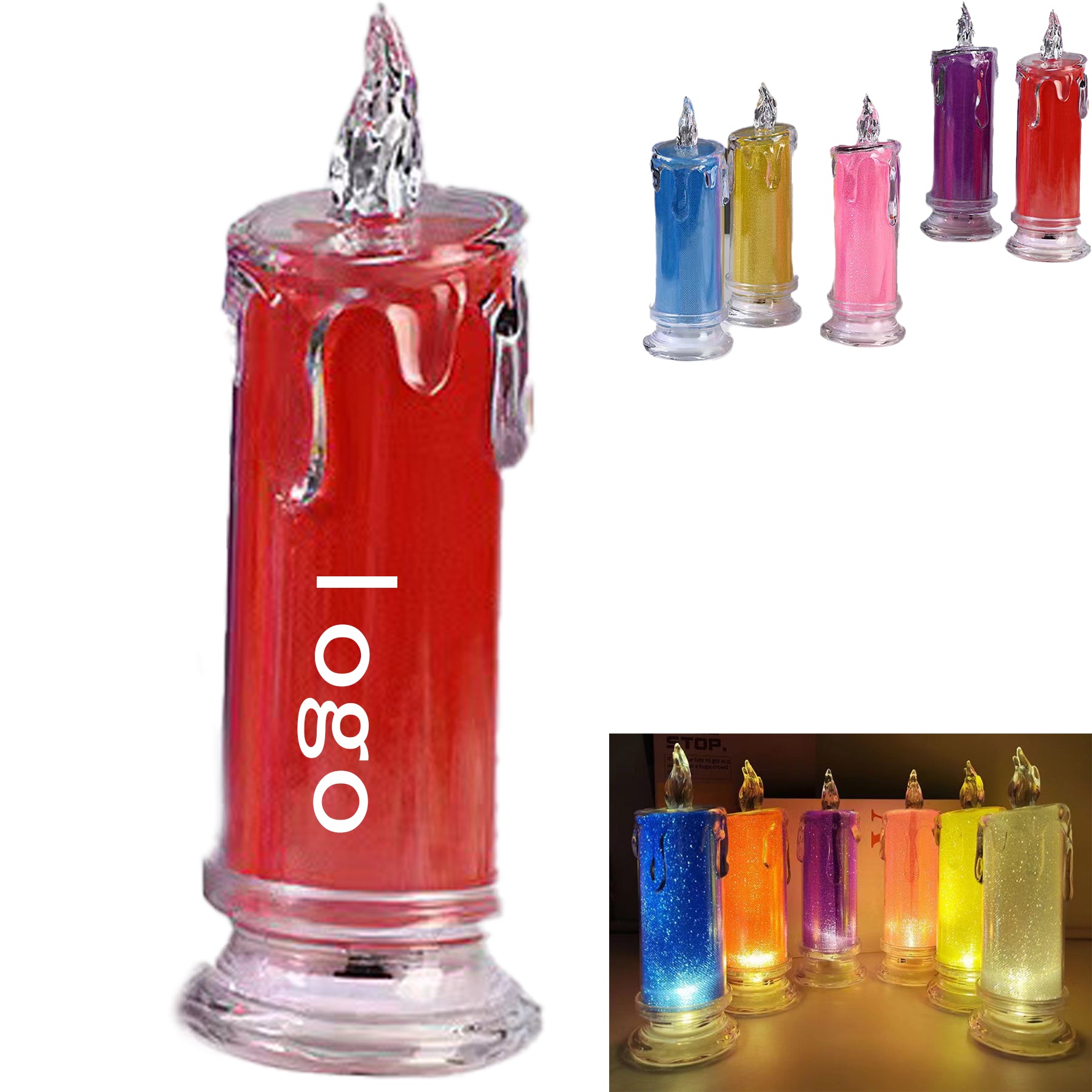 LED Glowing Electronic Candle Light