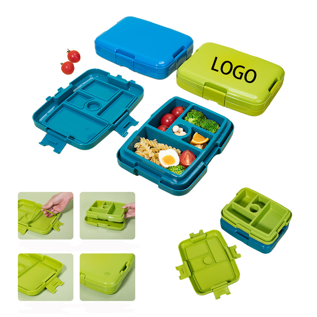 Insulated Food-Grade Silicone Compartment Bento Box