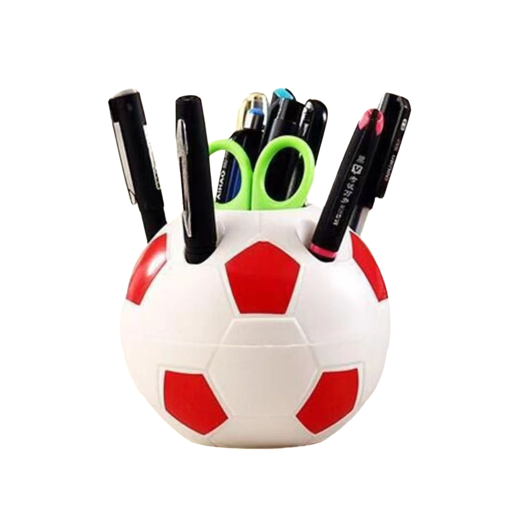 Soccer Pen Cup Plastic Organizer Multi Use Desk Bathroom