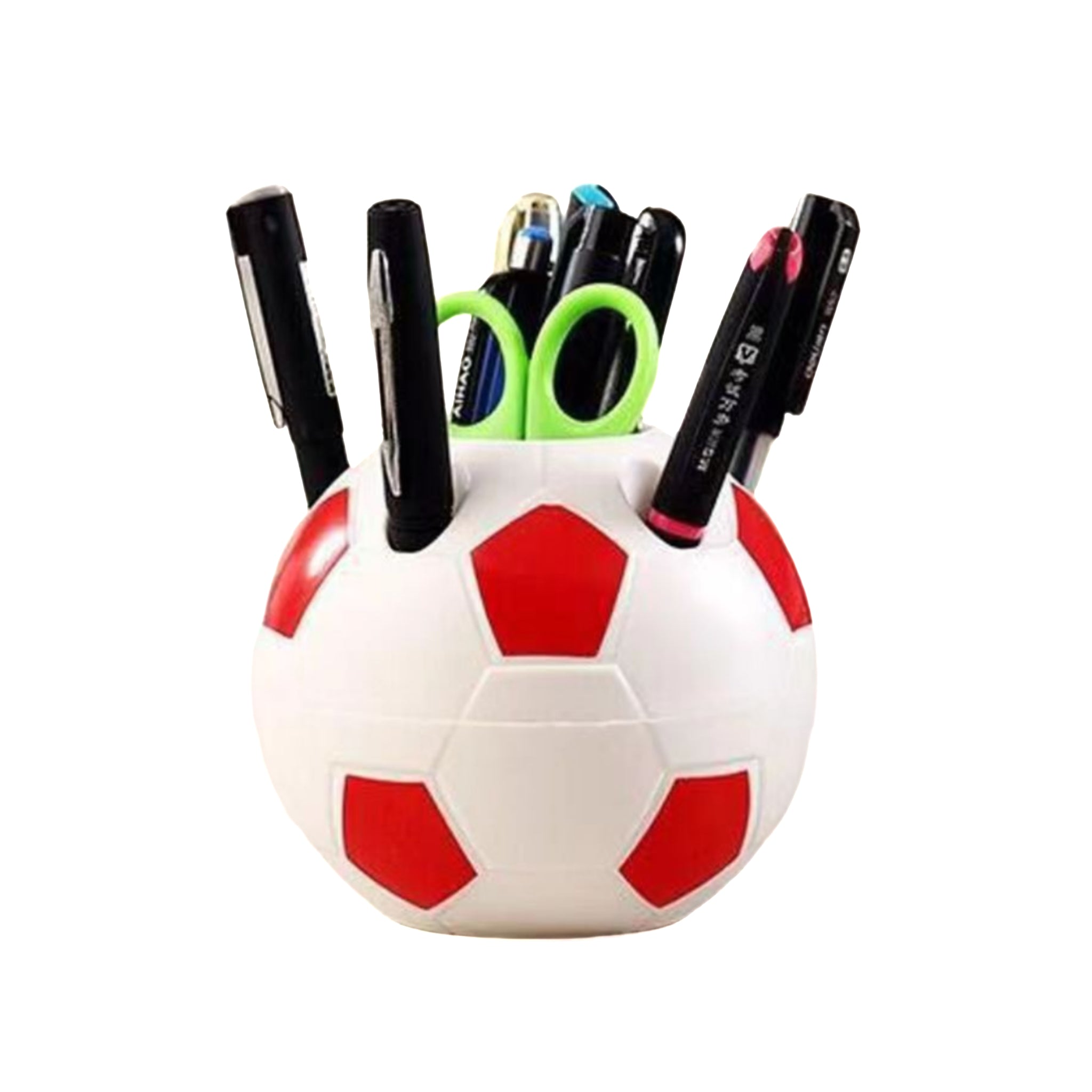 Soccer Pen Cup Plastic Organizer Multi Use Desk Bathroom