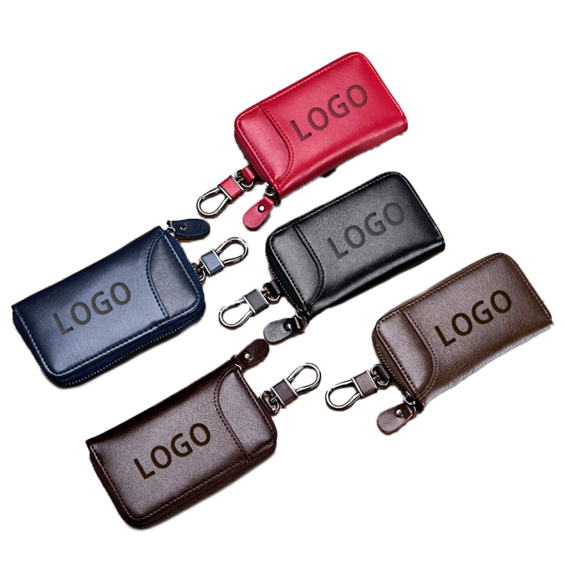 Soft Leather Business Key Bag