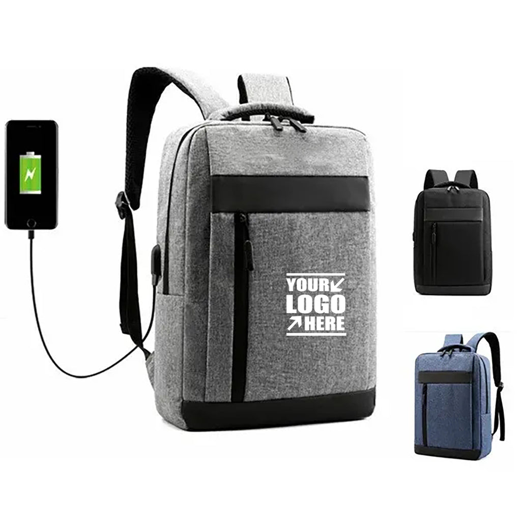 USB Power Charger Computer Backpack