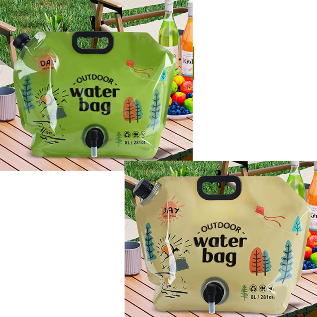 Collapsible Water Container With Spigot