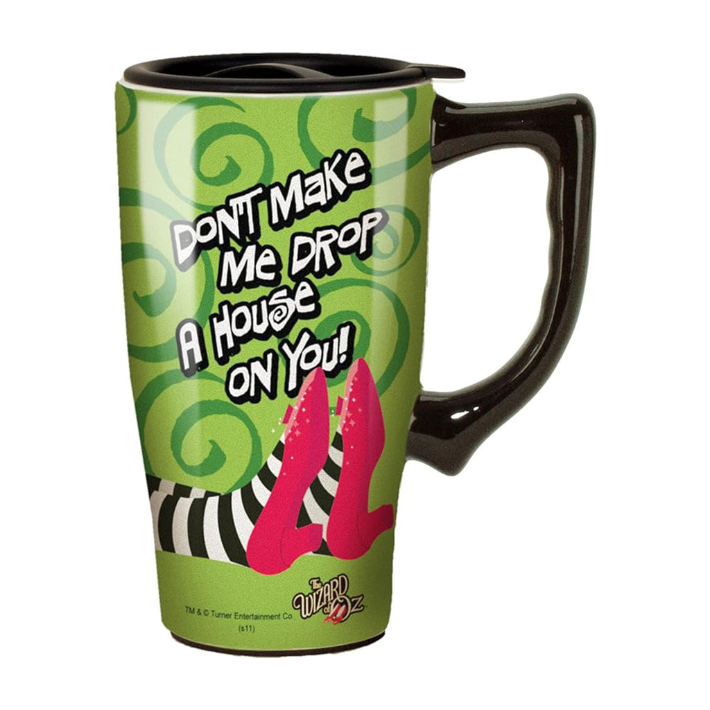 Ceramic Coffee Mug With Lid And Handle