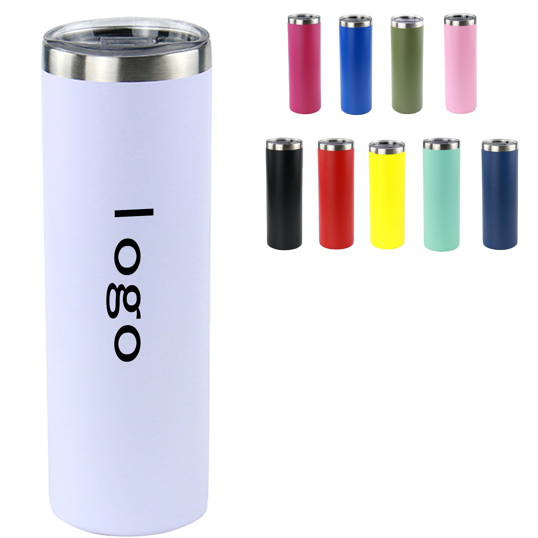 20 Oz. Stainless Steel Insulated Straight Shaped Tumbler