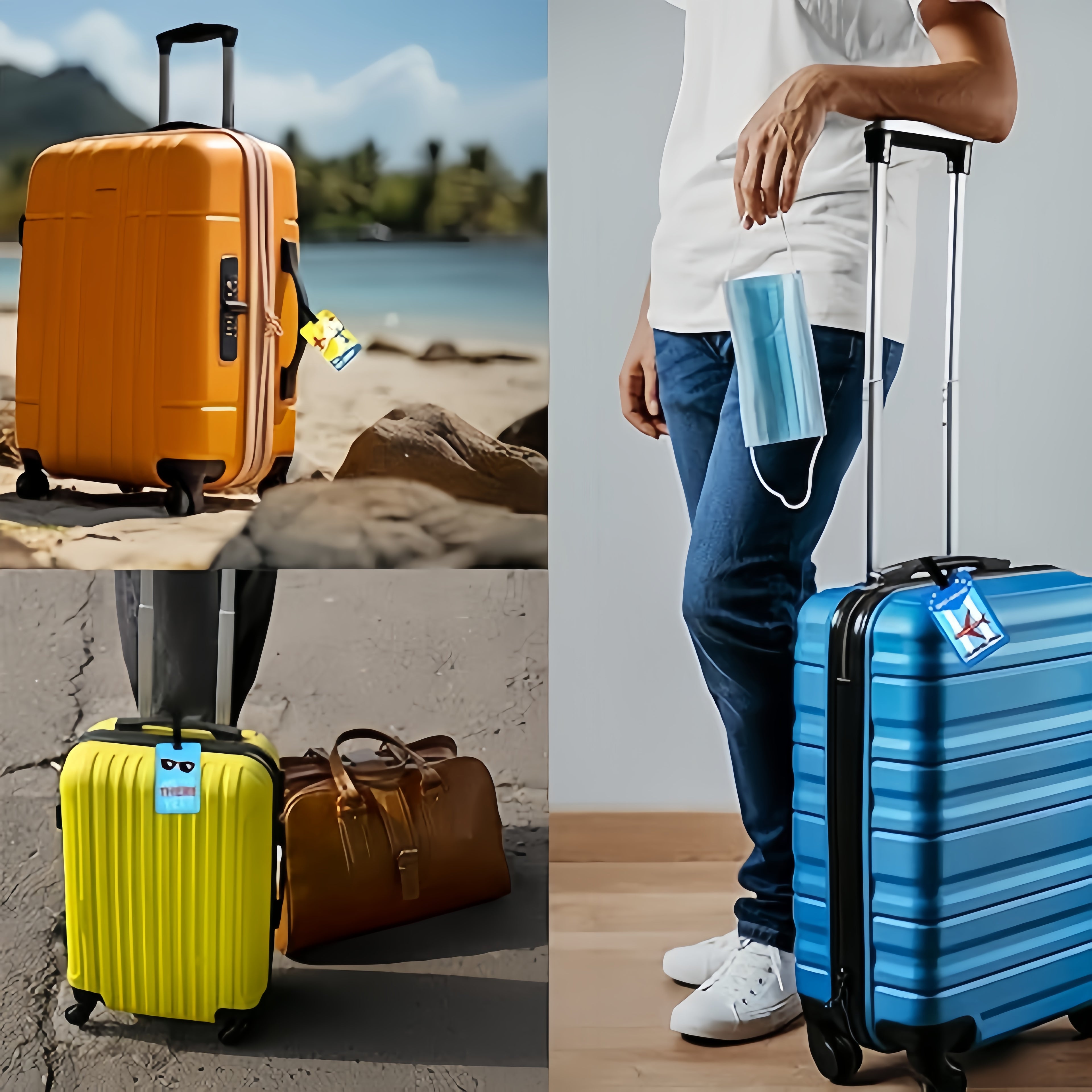 PVC Convenient Luggage Tags