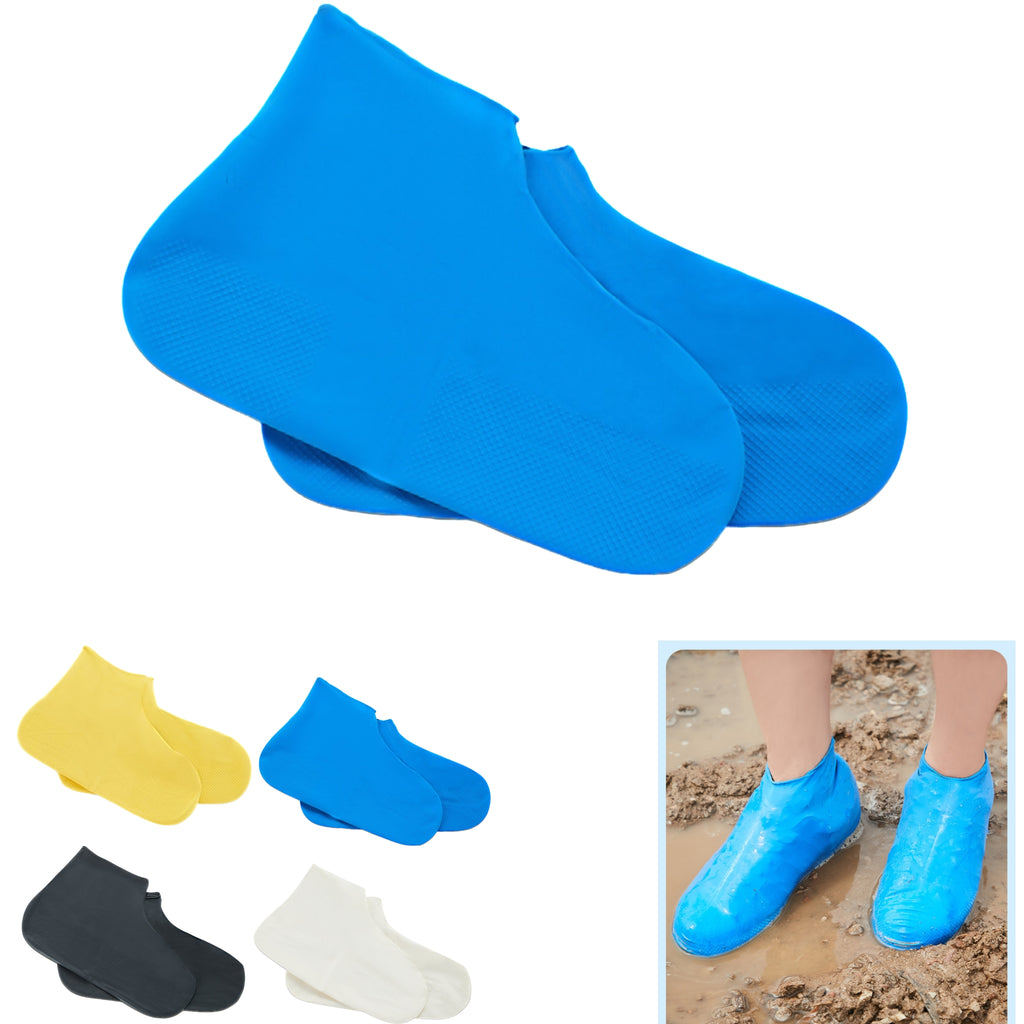 Portable Stretch Stay On Waterproof Rain Overshoes Non slip