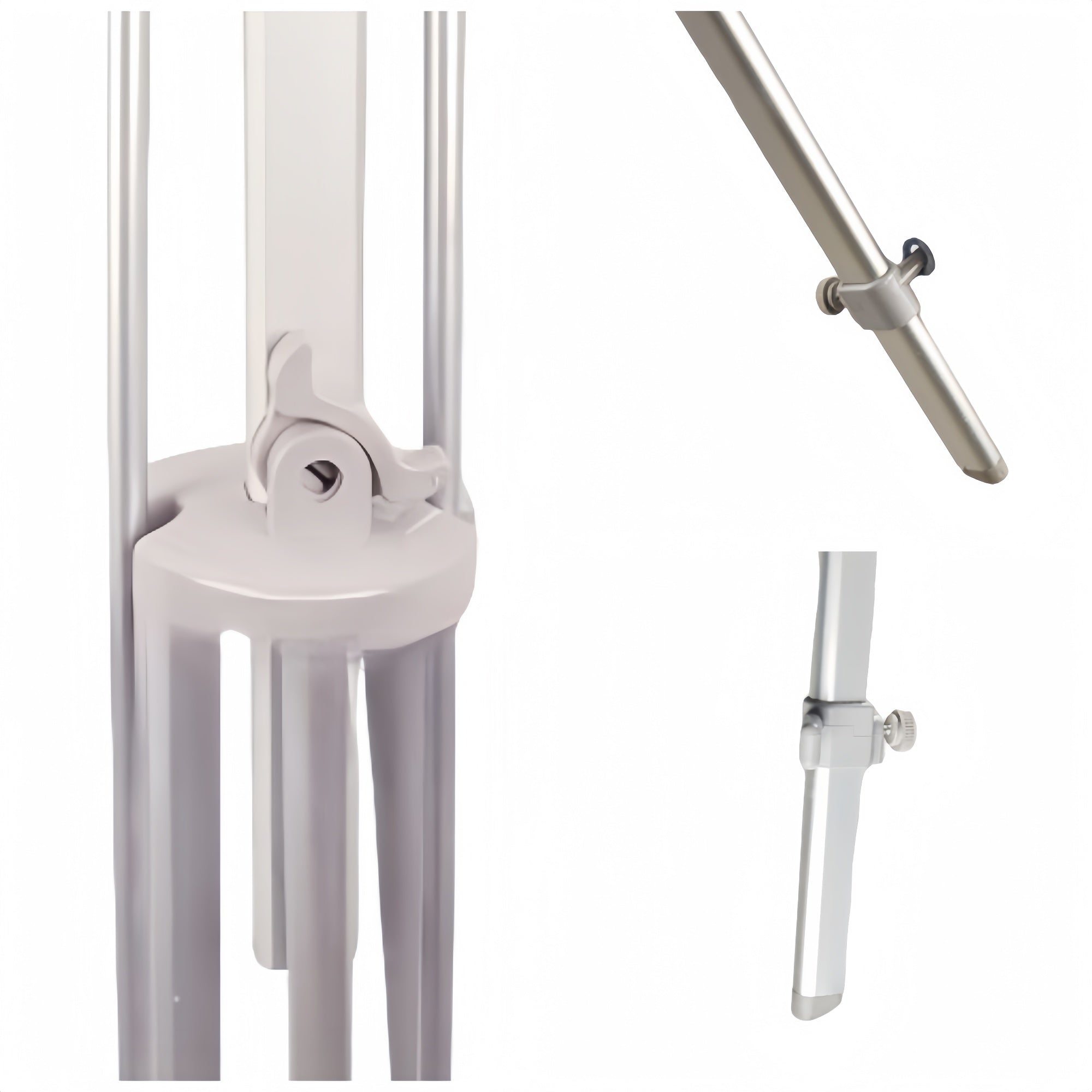 Retractable American Style X Display Stand Made Of Aluminum Alloy