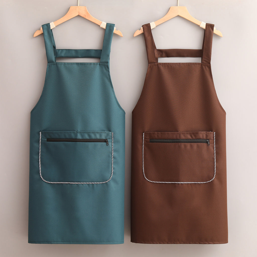 Solid Color Kitchen Apron