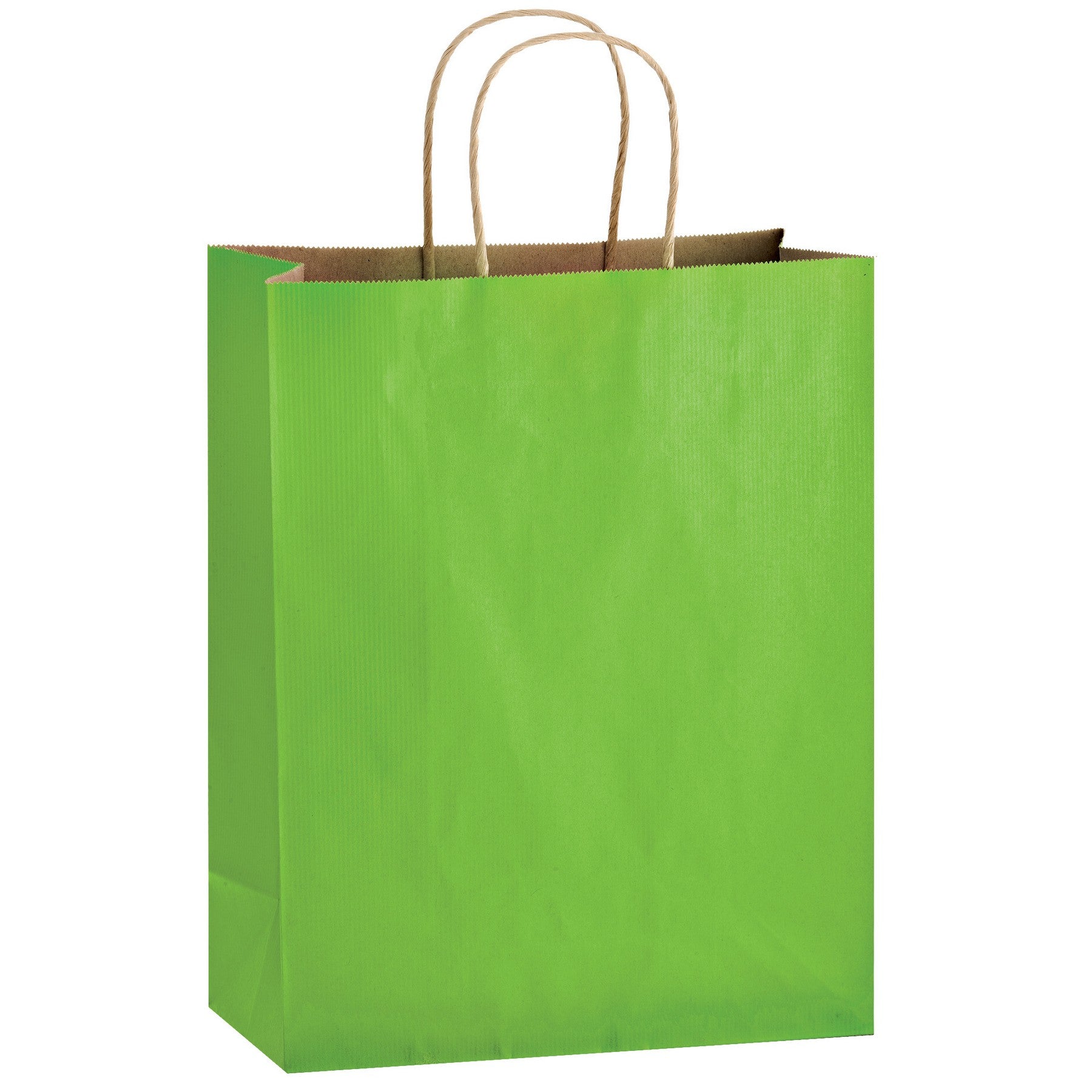 Matte Color Paper Shopper Tote Bag (10"x5"x13")