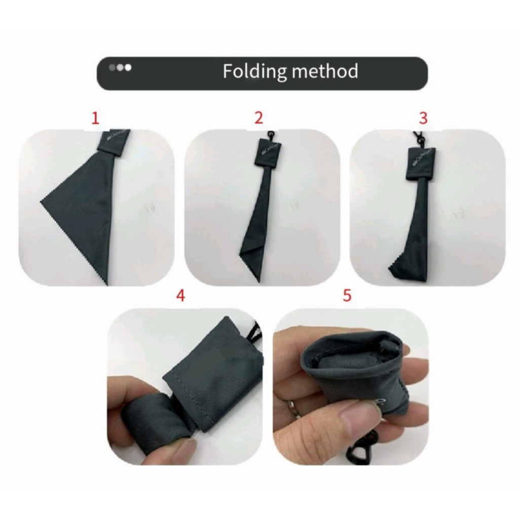 Microfiber Keychain Glasses Cleaner Cloth Portable