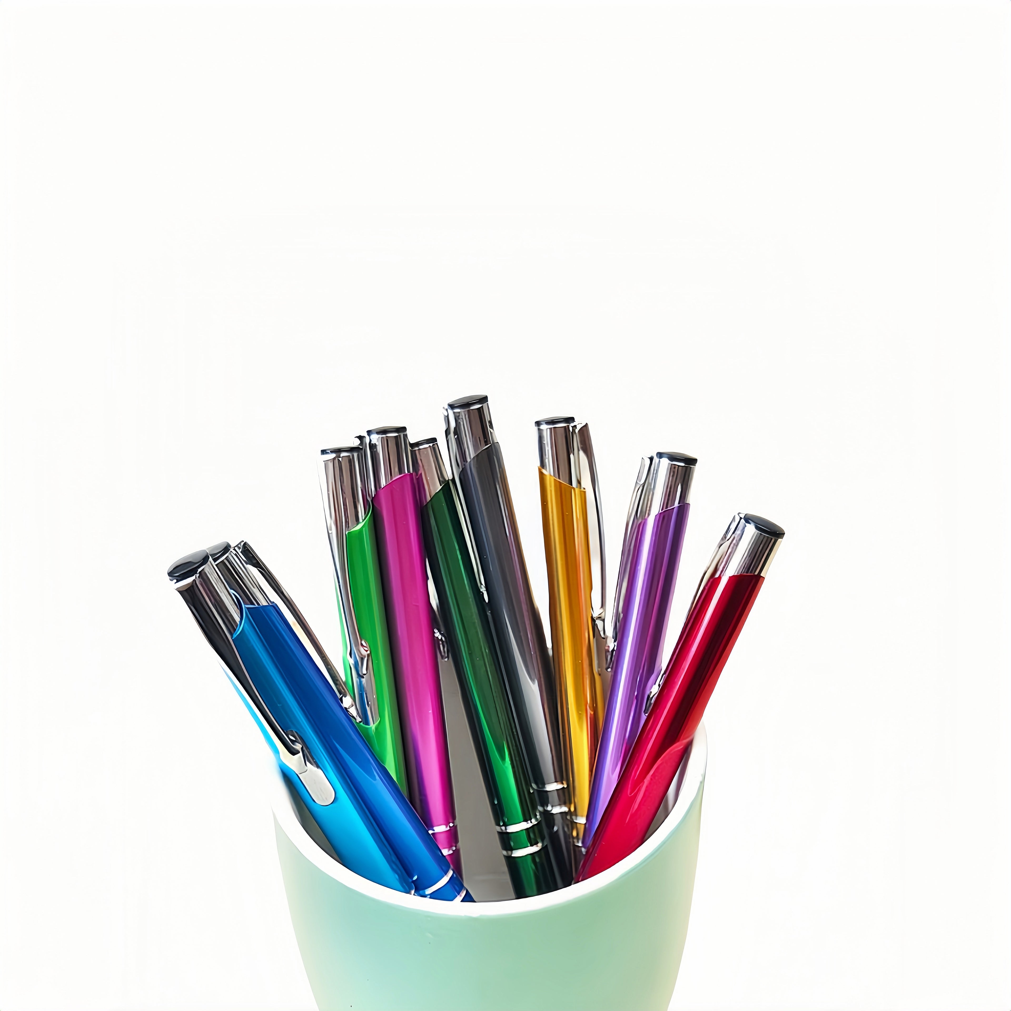 Colorful Aluminum Tube Ballpoint Pen