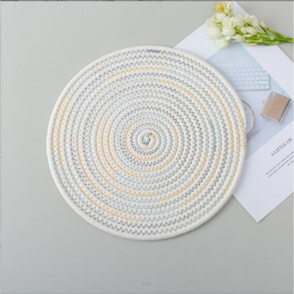 Handwoven Japanese Cotton Heatproof Placemat Coaster