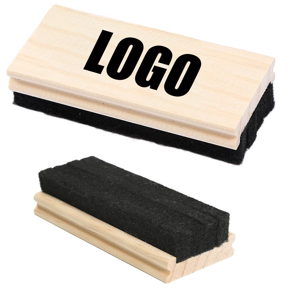 Thickened Black Felt Wooden Chalkboard Eraser