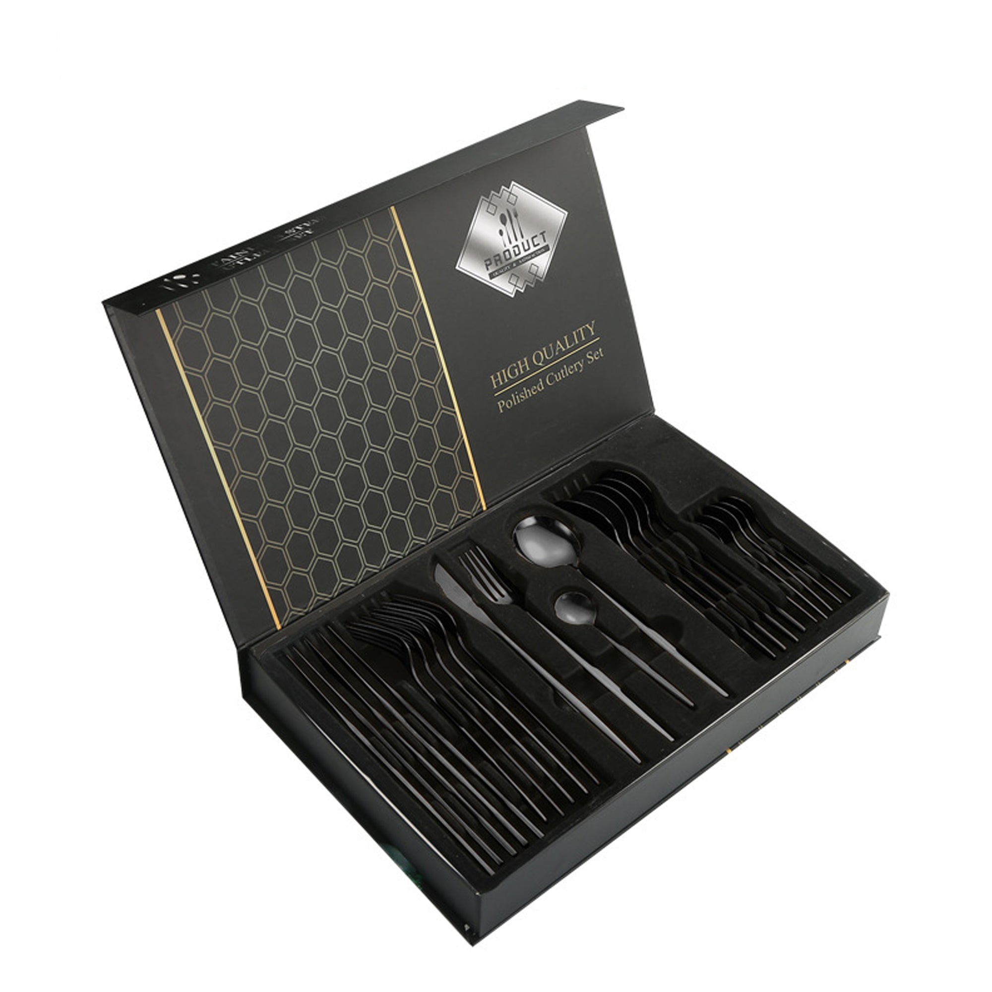 Stainless Steel Cutlery 24-Piece Set