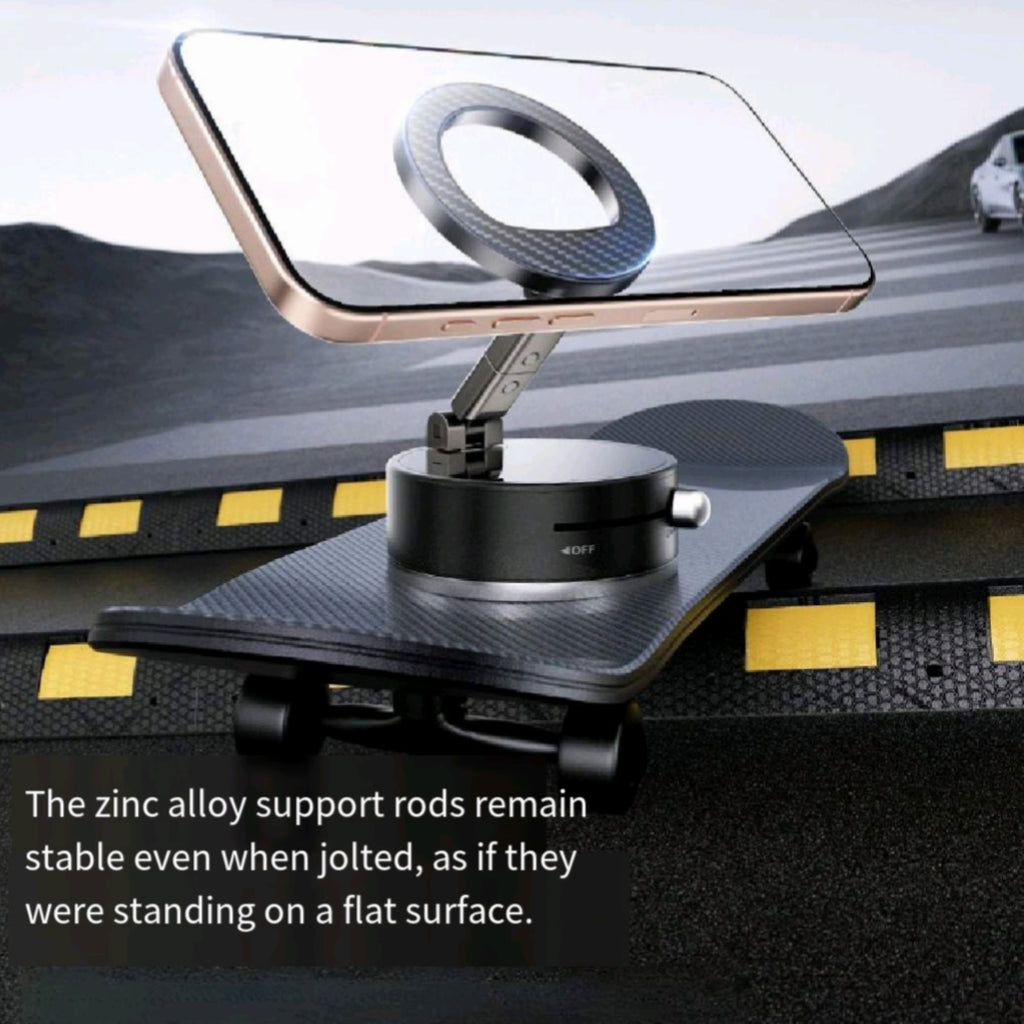 360 Car Phone Mount Magnetic Suction Foldable Strong Hold
