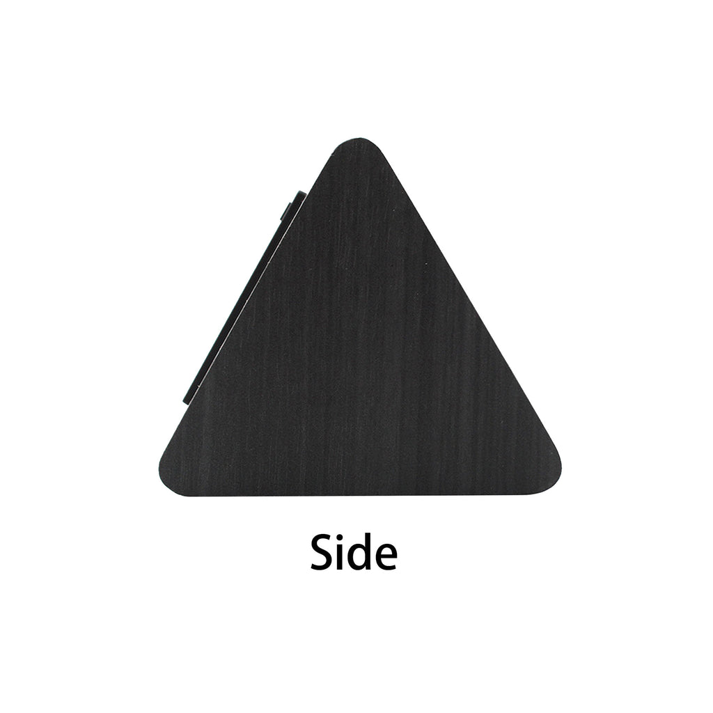 Triangular Wooden Clock