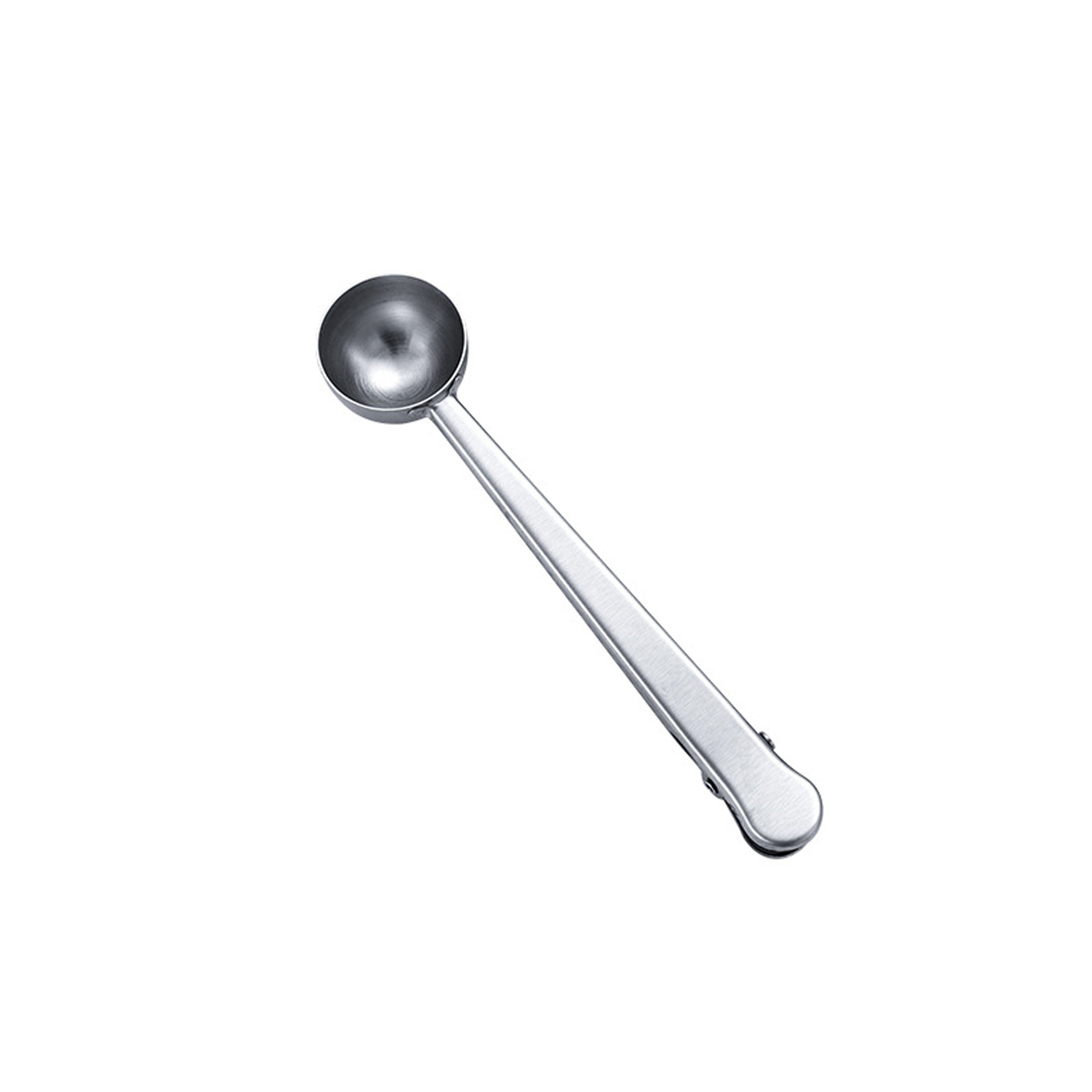 2-in-1 Stainless Steel Coffee Spoon Clip
