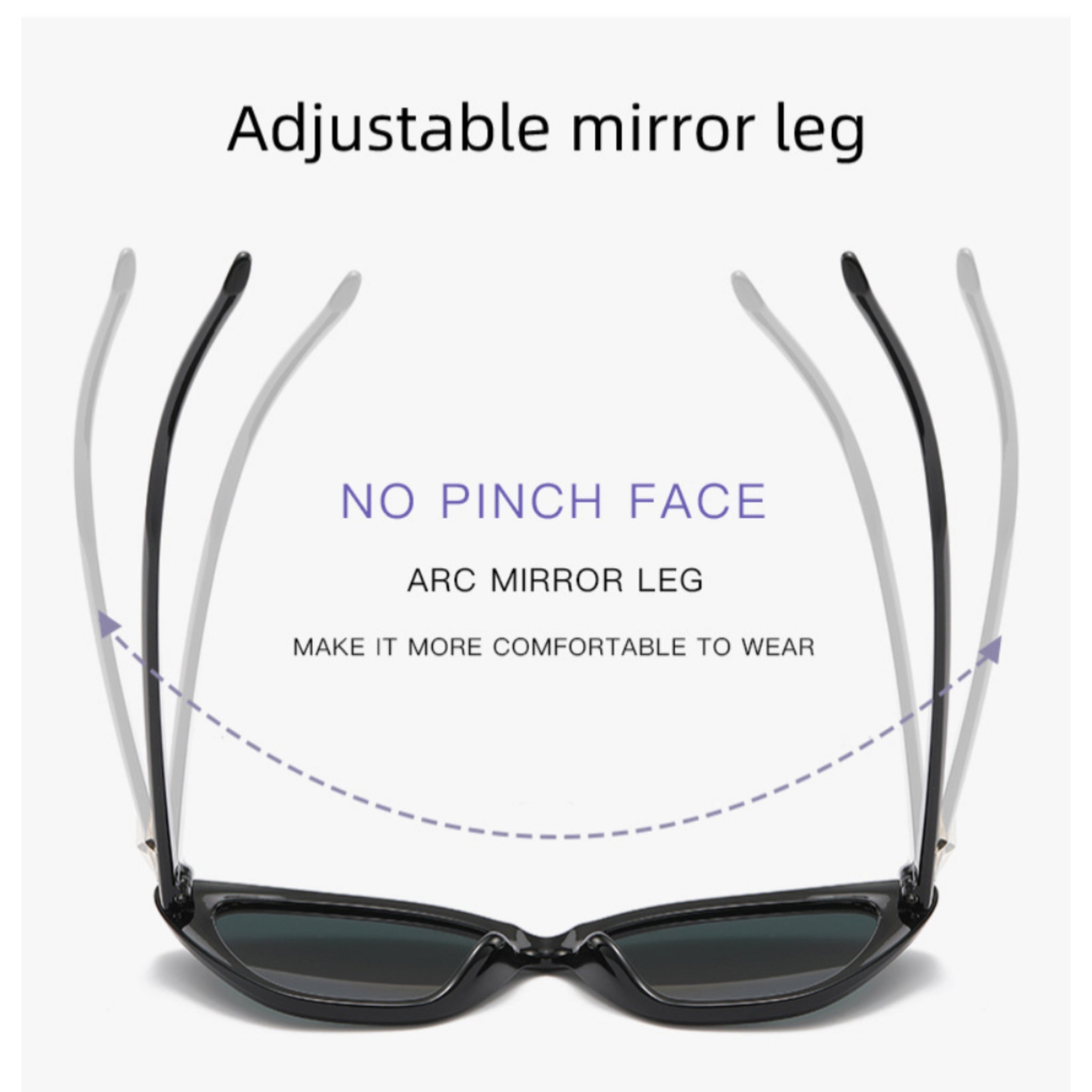 Triangle Cat Eye Sunglasses